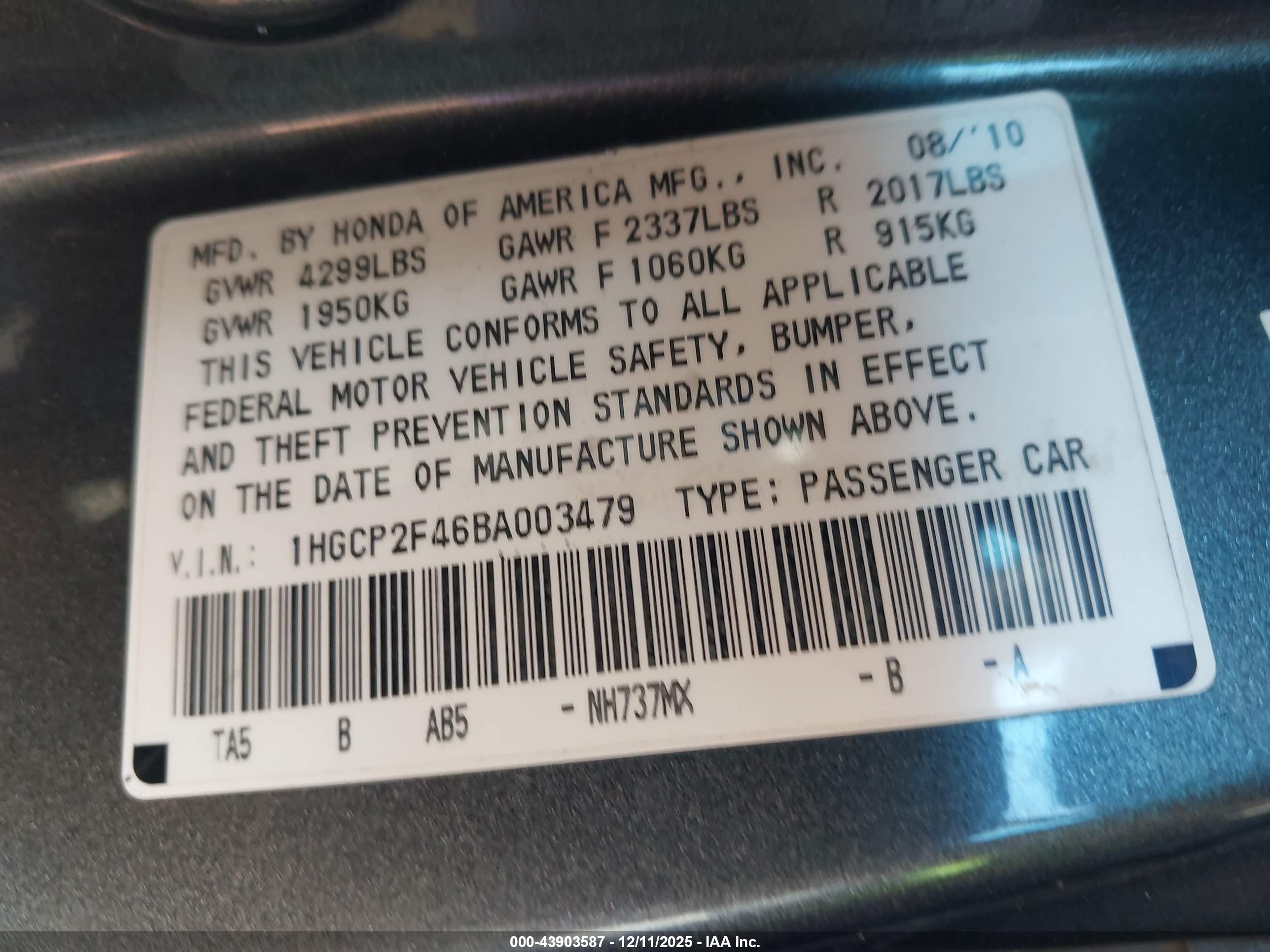 HONDA ACCORD image 9