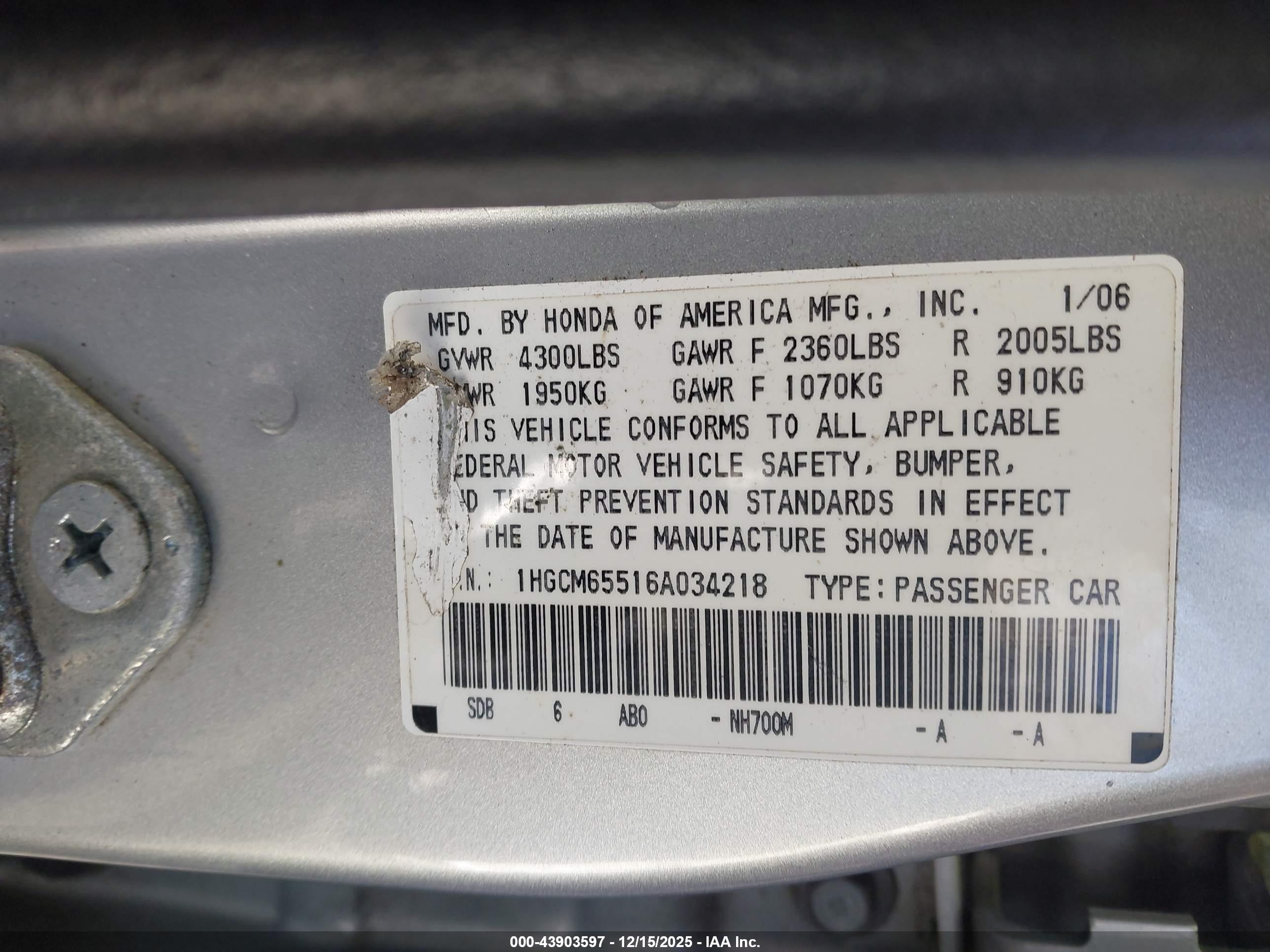 HONDA ACCORD image 9