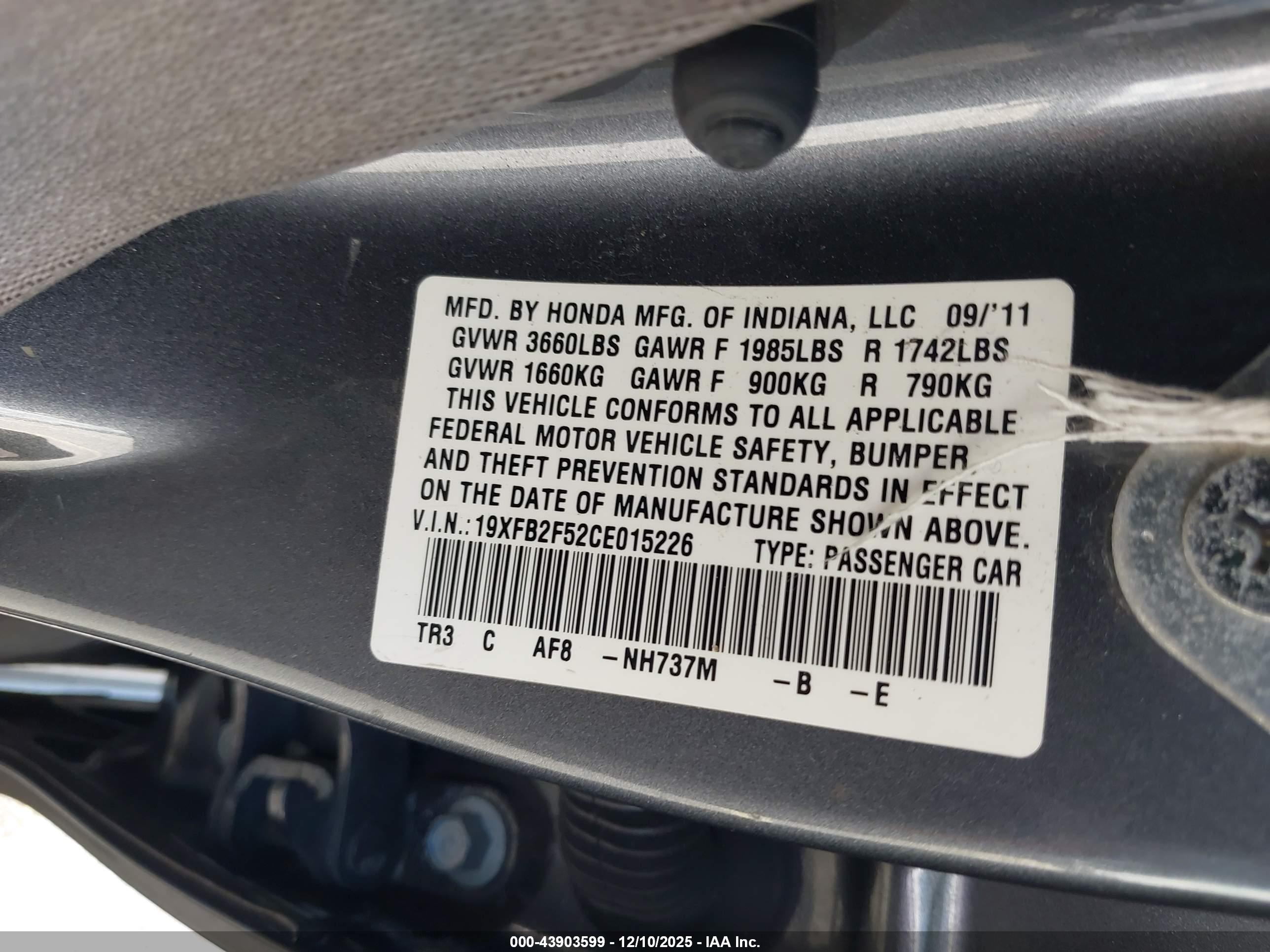 HONDA CIVIC image 9