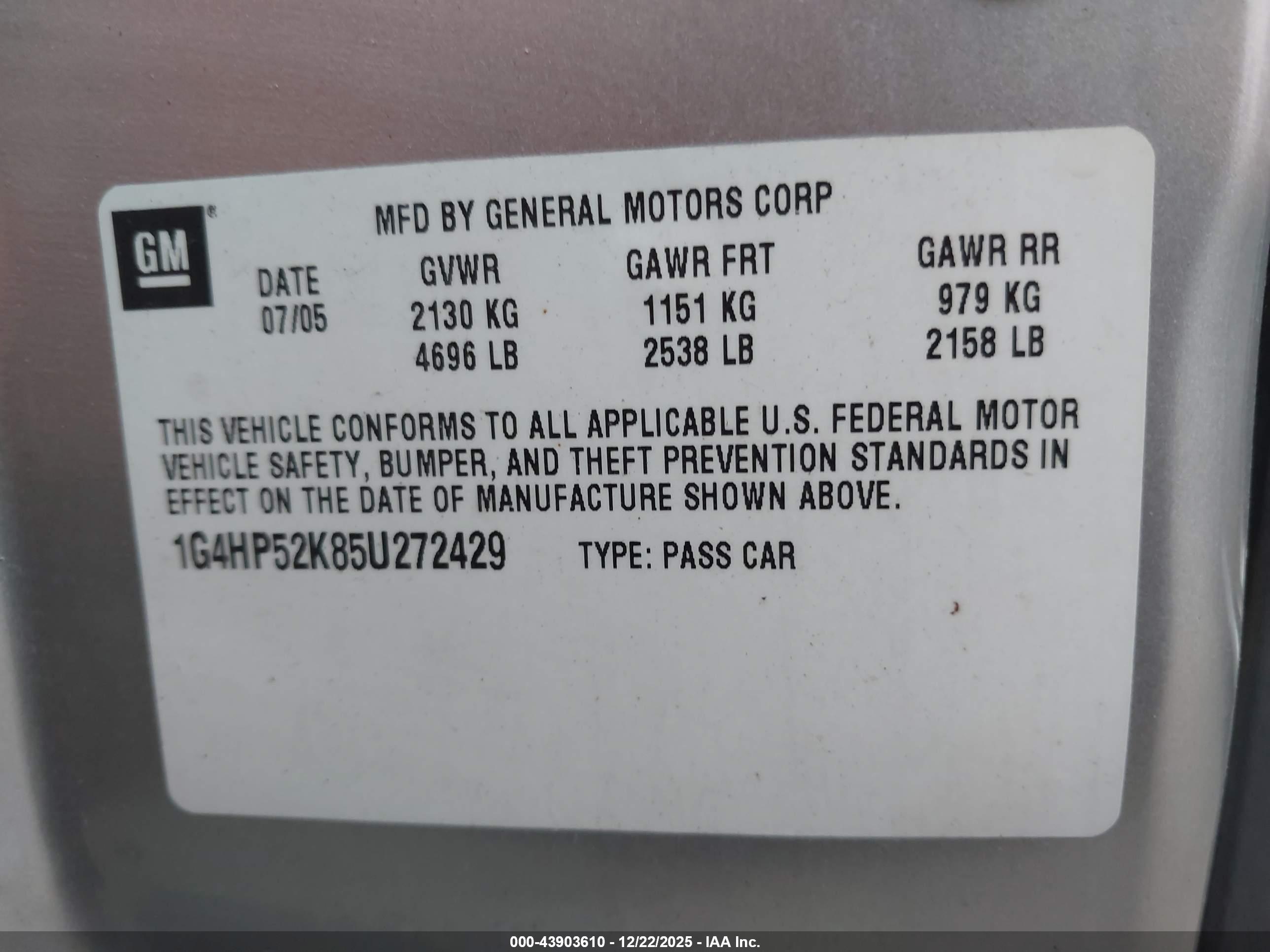 BUICK LESABRE image 9
