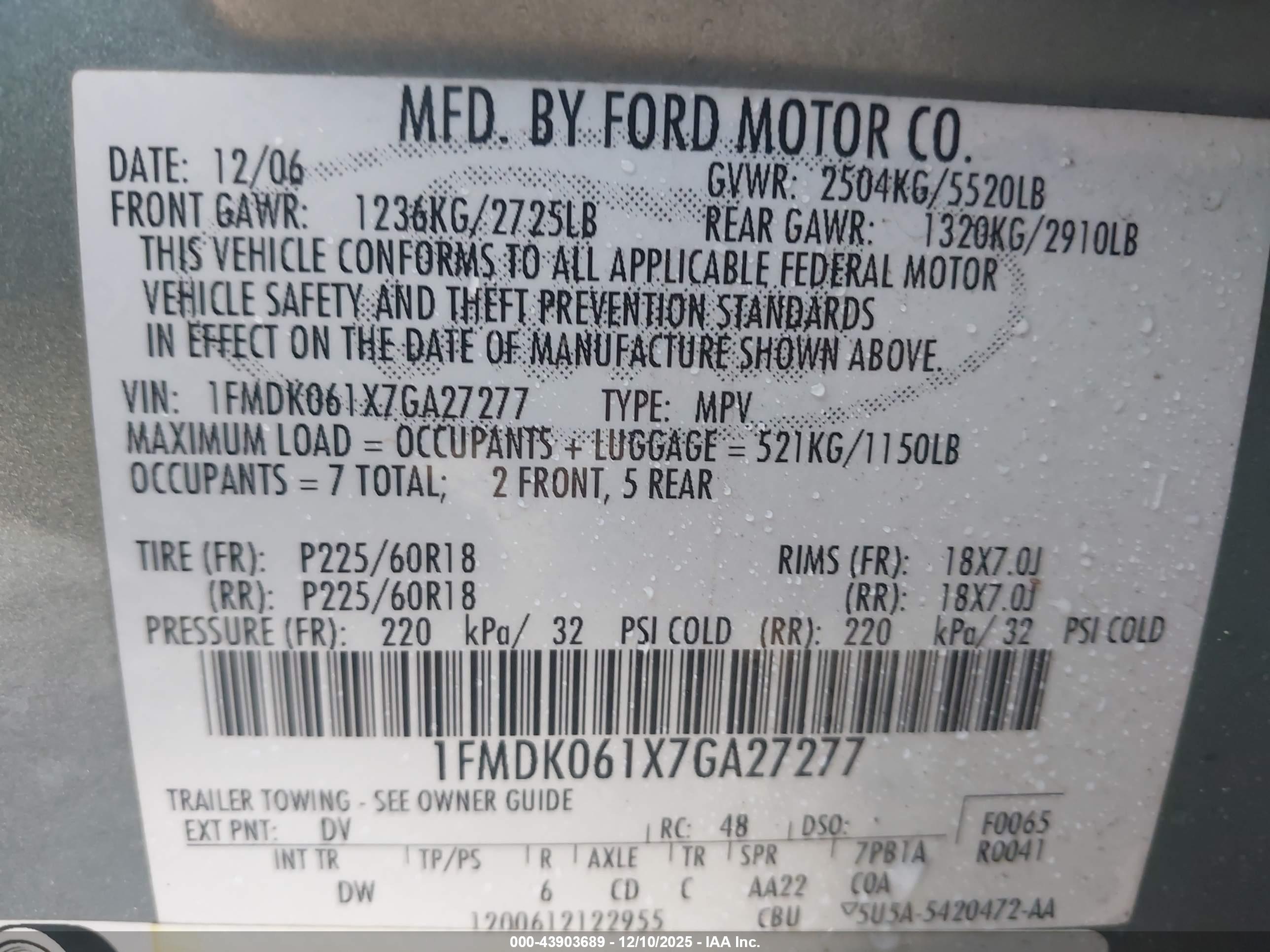 FORD FREESTYLE image 9