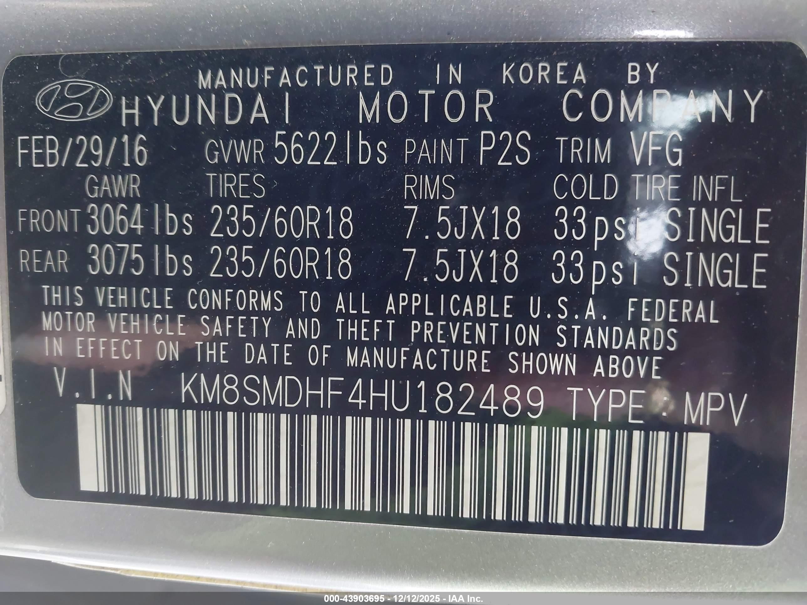 HYUNDAI SANTA image 9