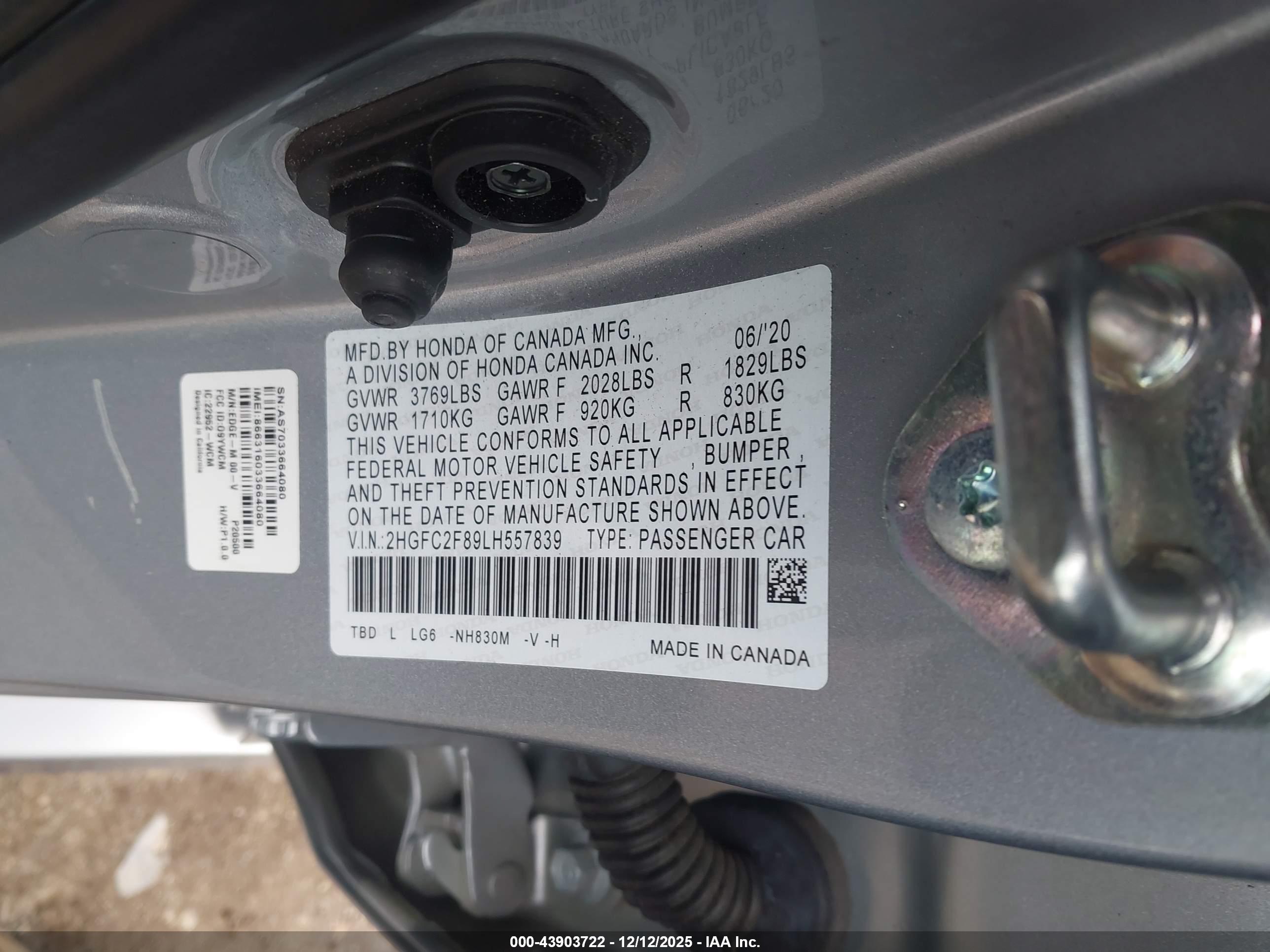 HONDA CIVIC image 9