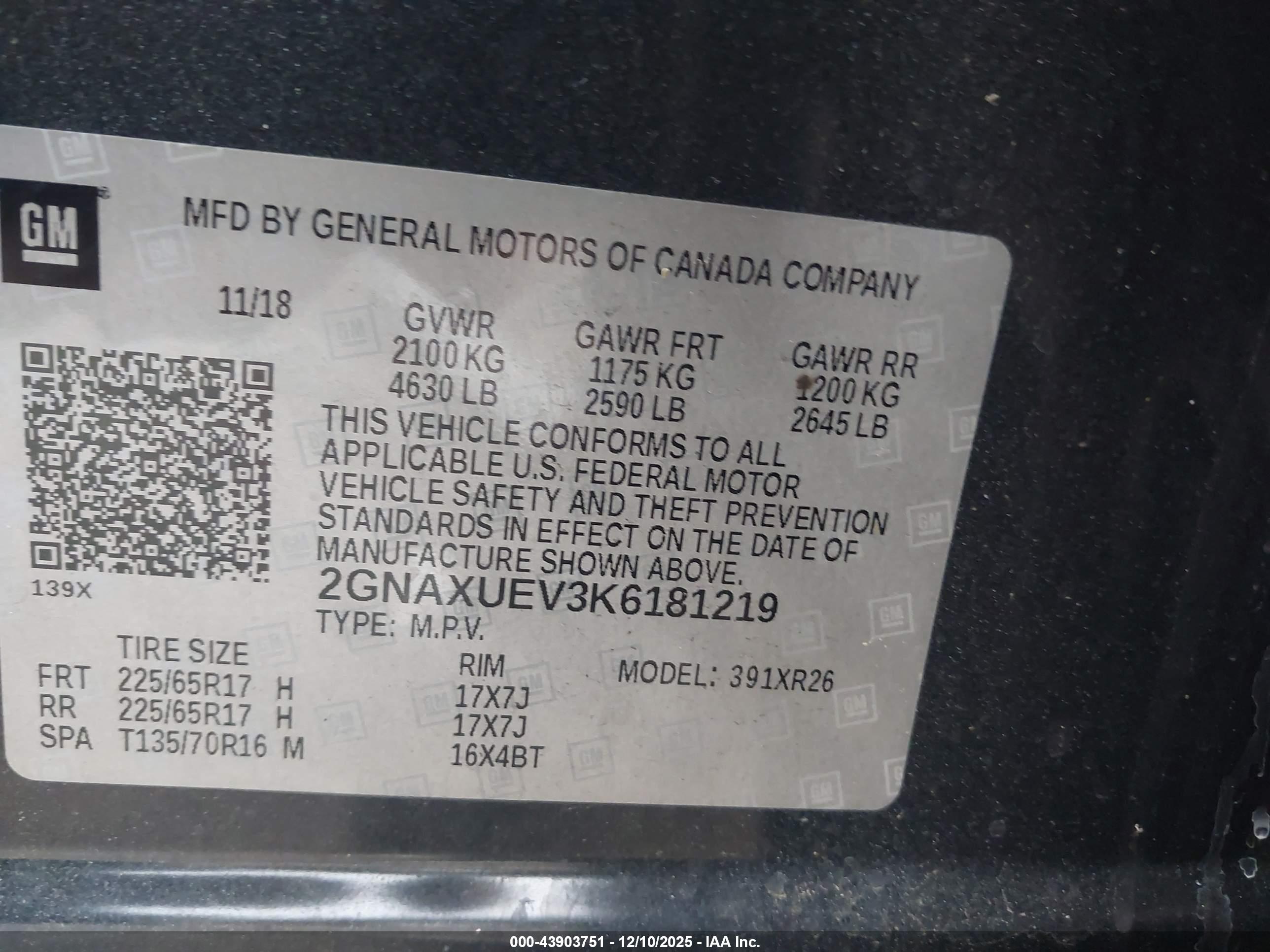 CHEVROLET EQUINOX image 9