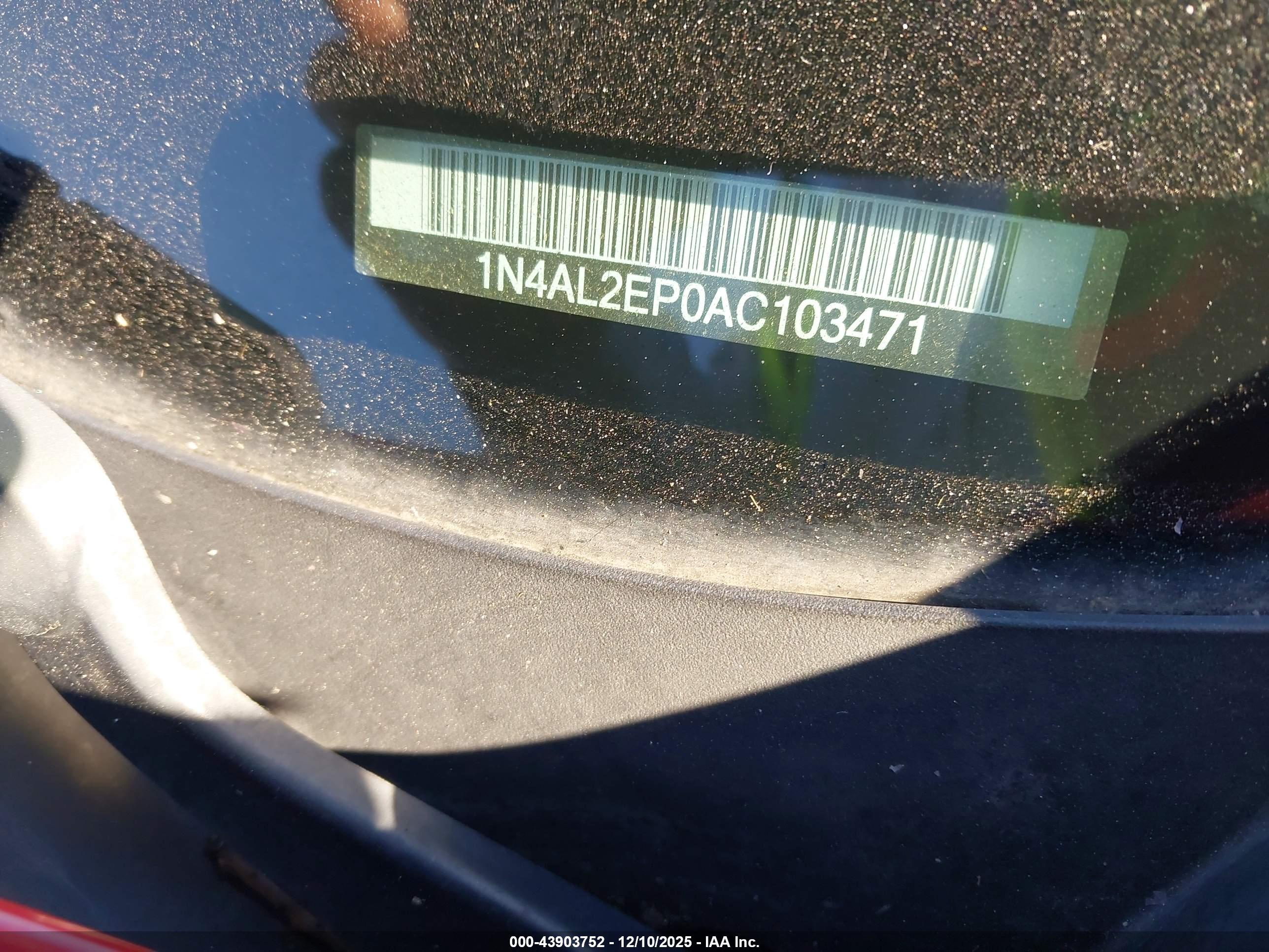 NISSAN ALTIMA image 9
