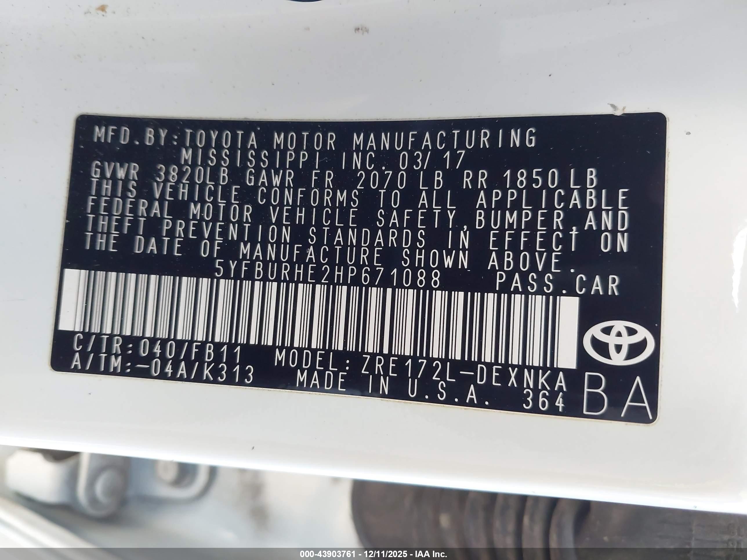 TOYOTA COROLLA image 9