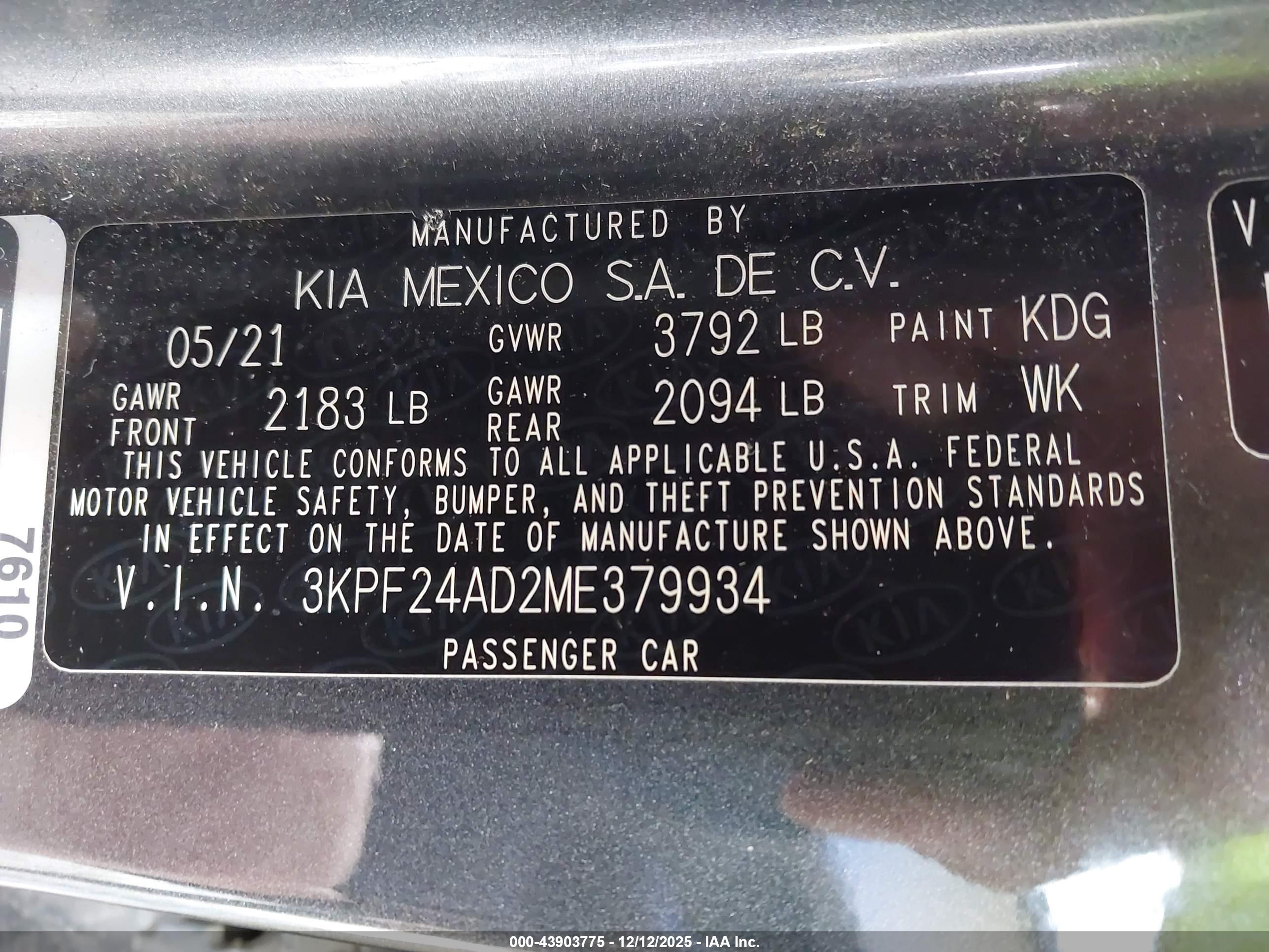 KIA FORTE image 9