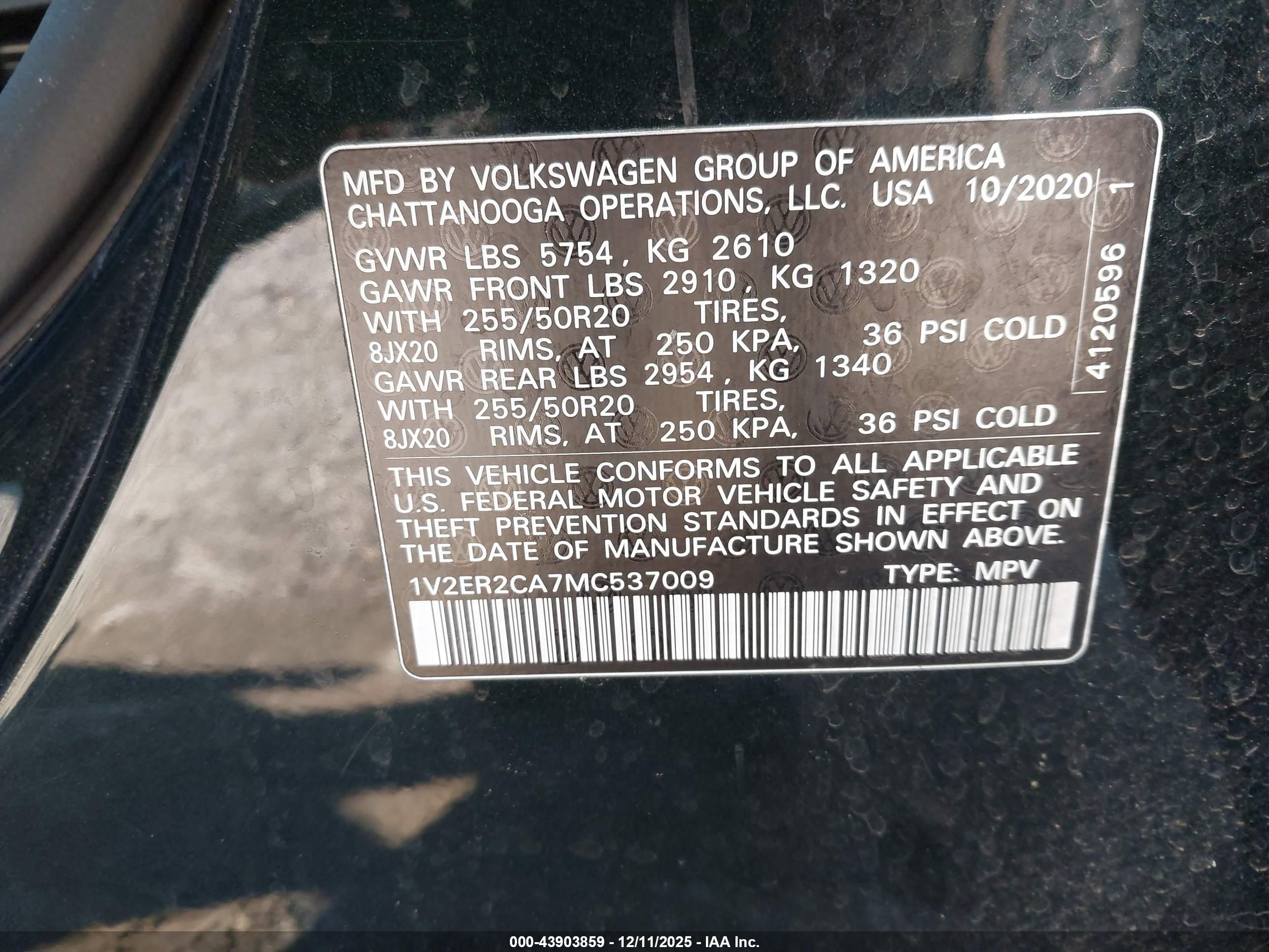 VOLKSWAGEN ATLAS image 9