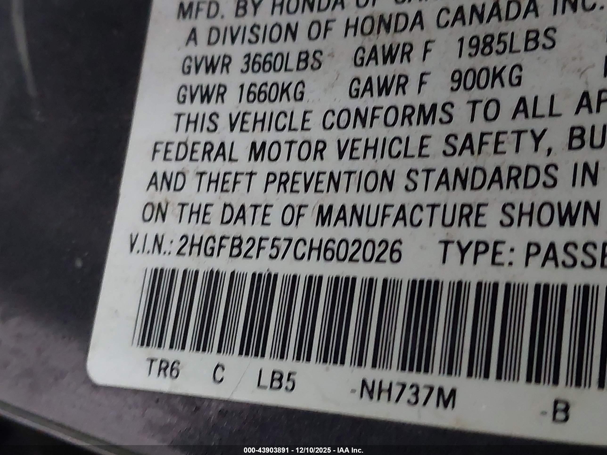 HONDA CIVIC image 9
