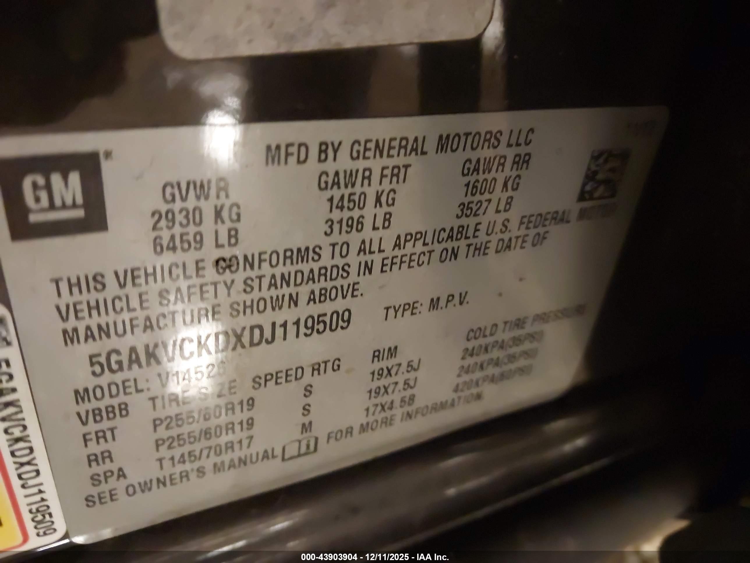 BUICK ENCLAVE image 9