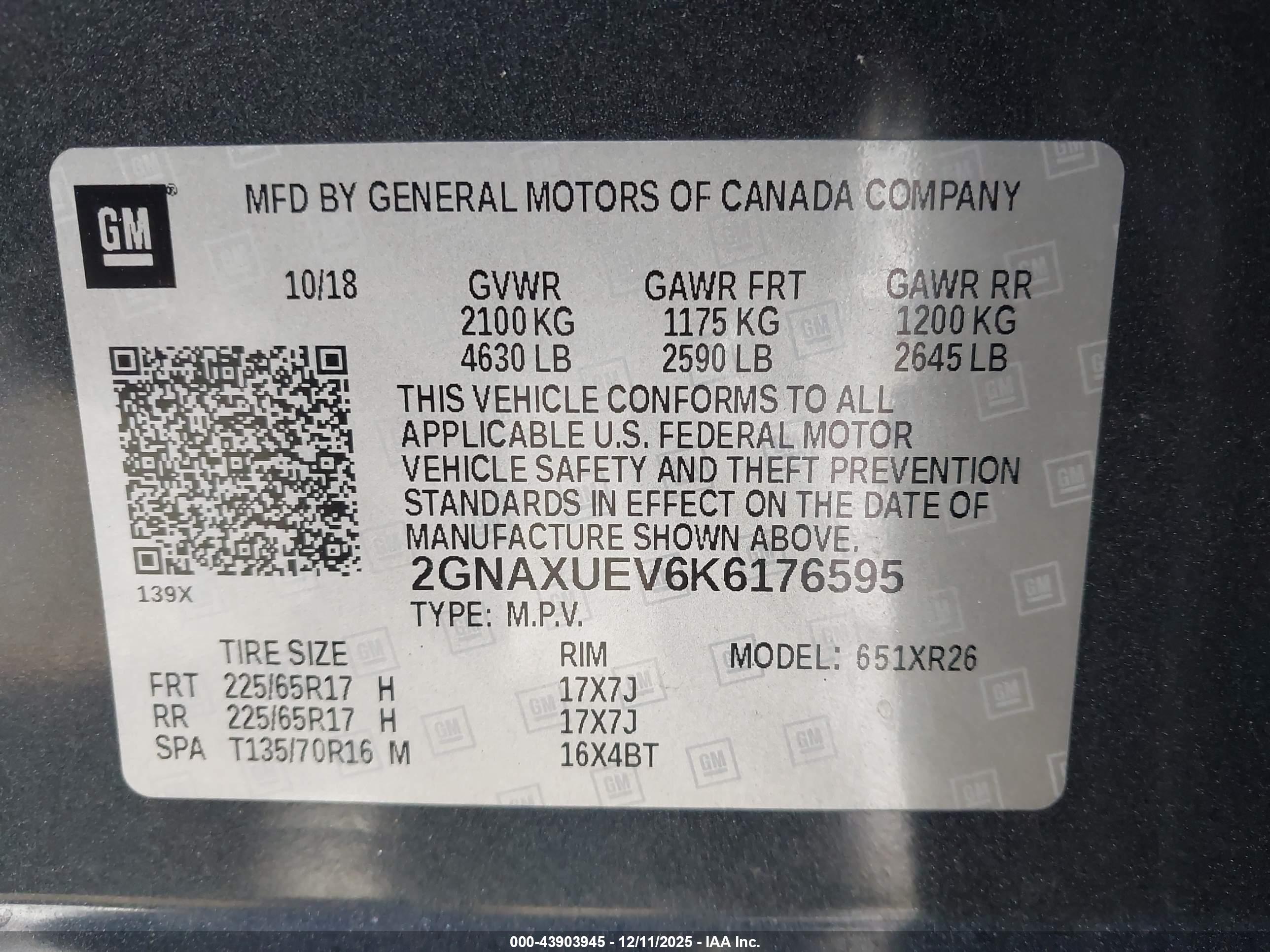CHEVROLET EQUINOX image 9