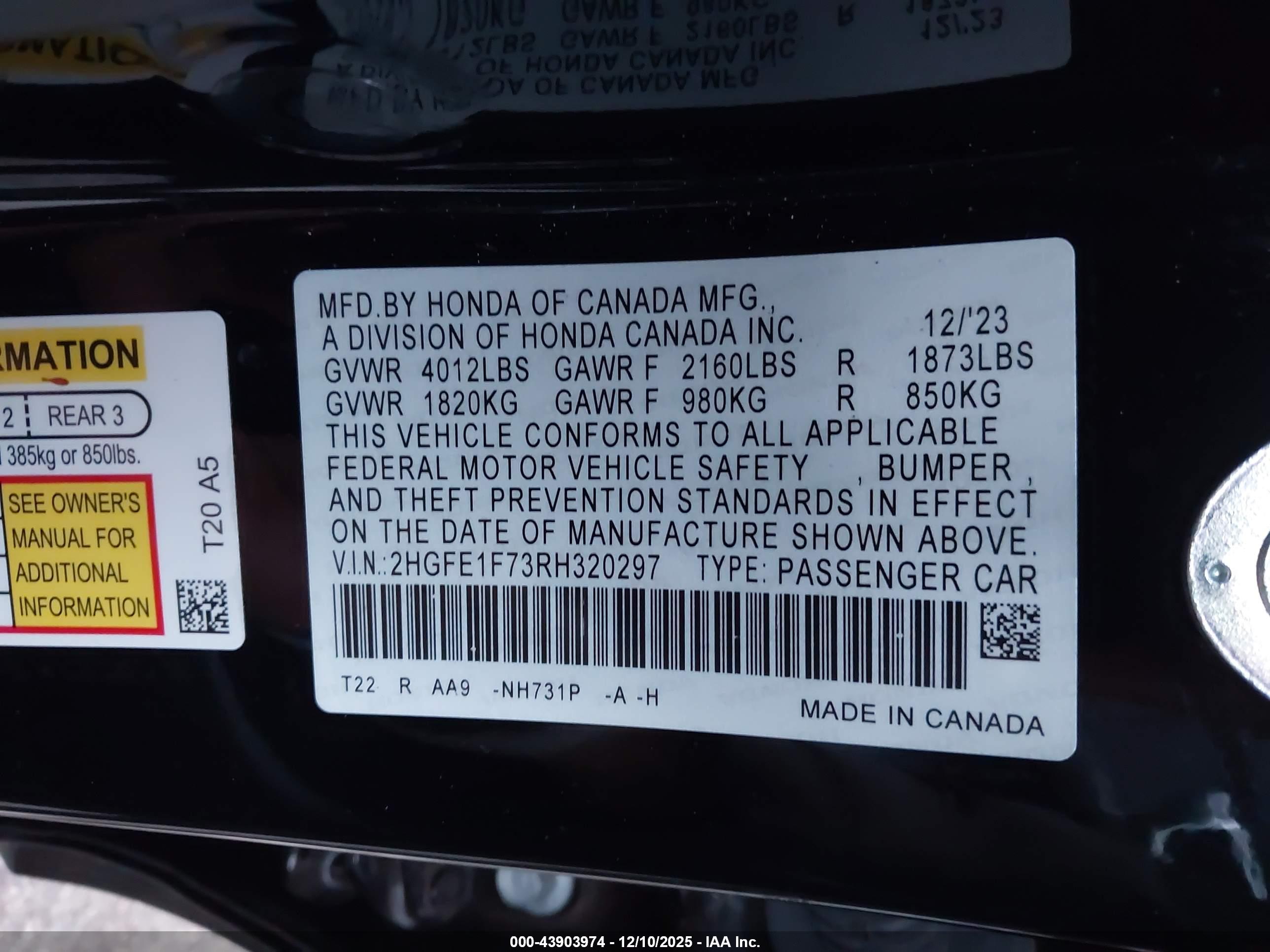 HONDA CIVIC image 9