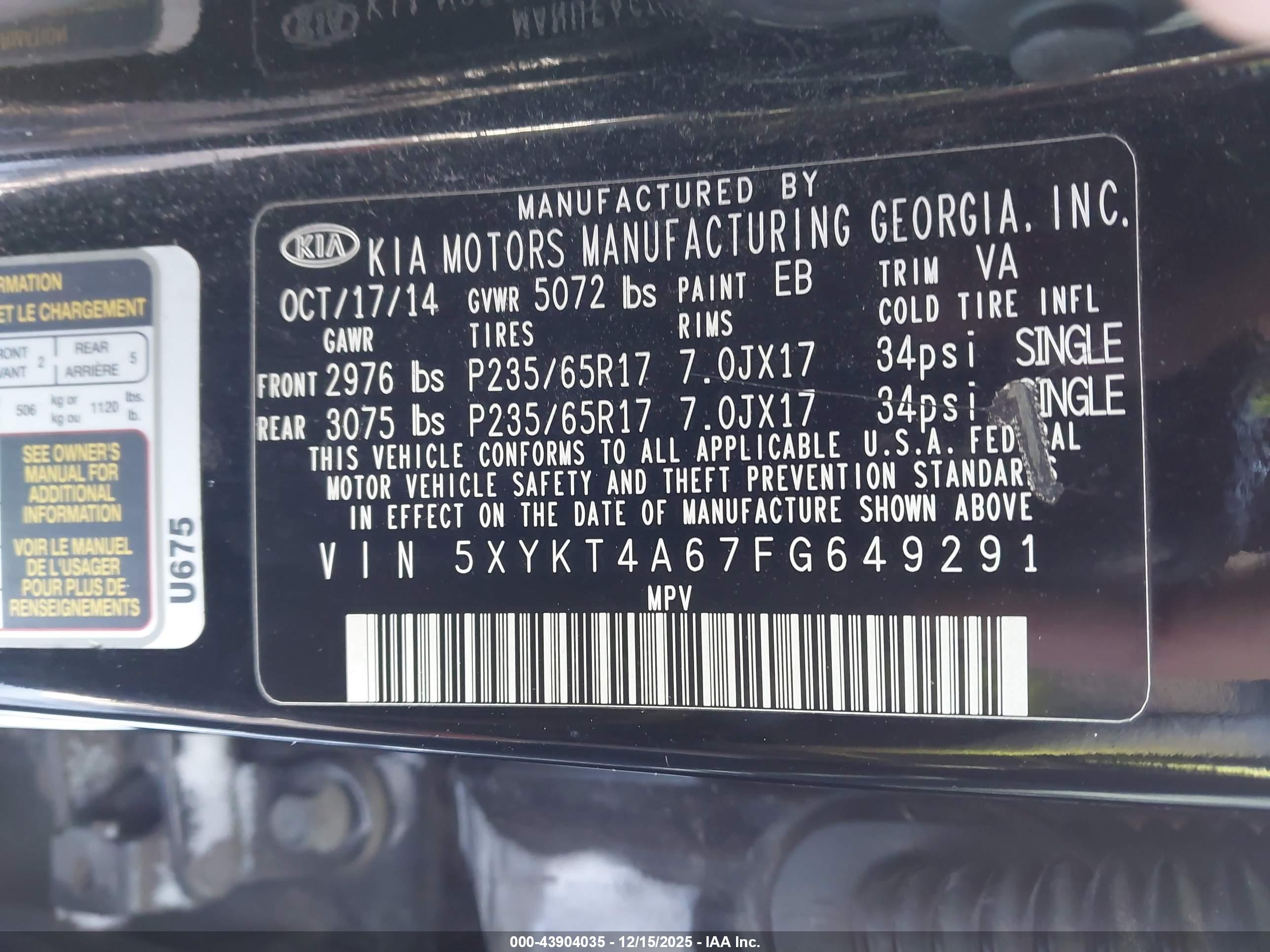KIA SORENTO image 9