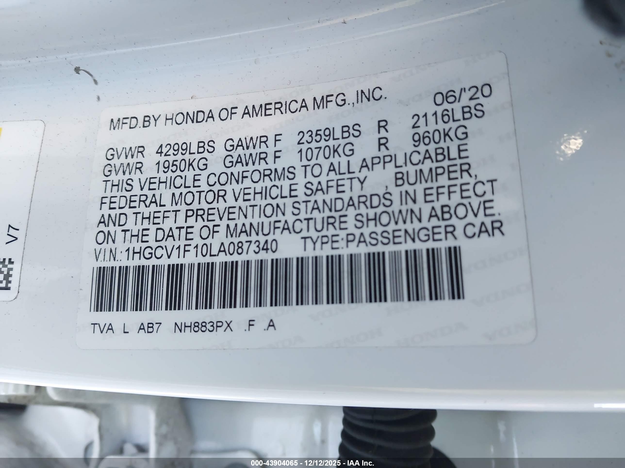 HONDA ACCORD image 9