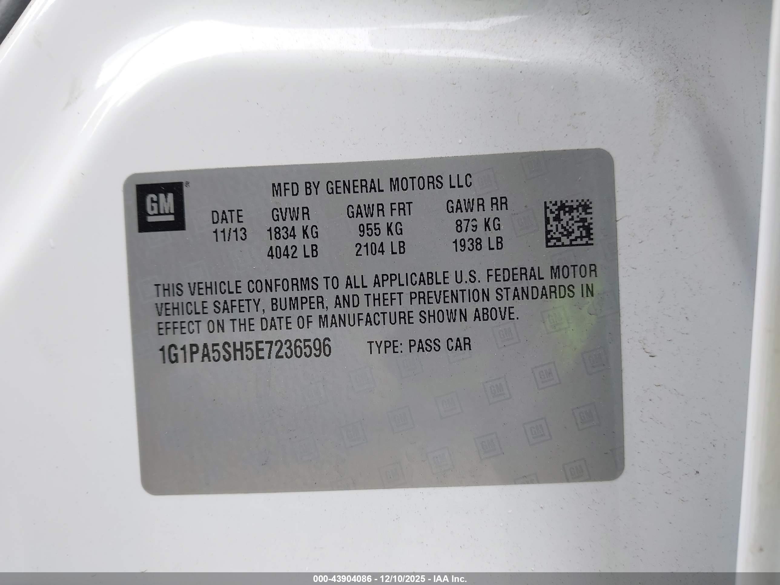 CHEVROLET CRUZE image 9