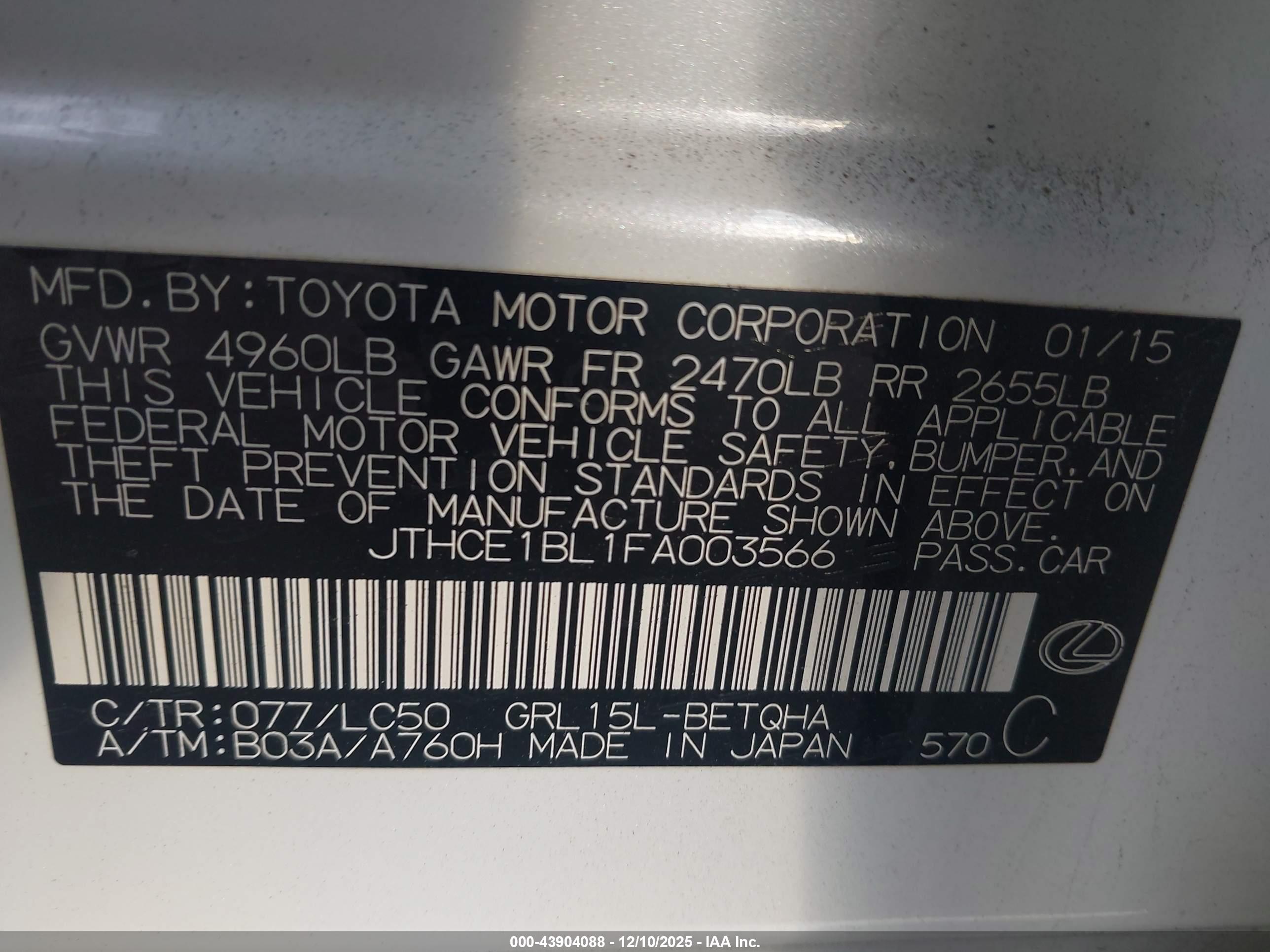 LEXUS GS image 9