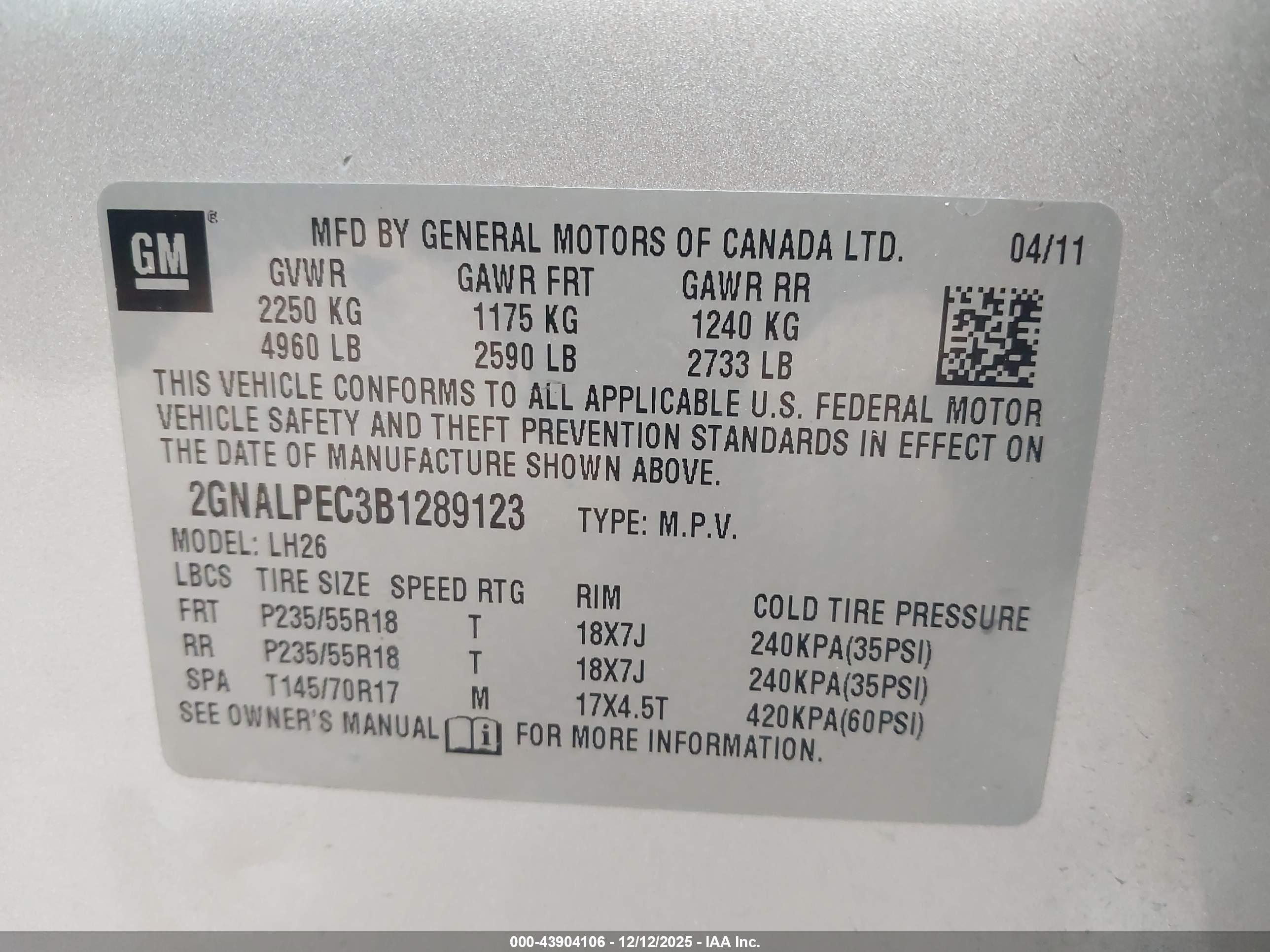 CHEVROLET EQUINOX image 9