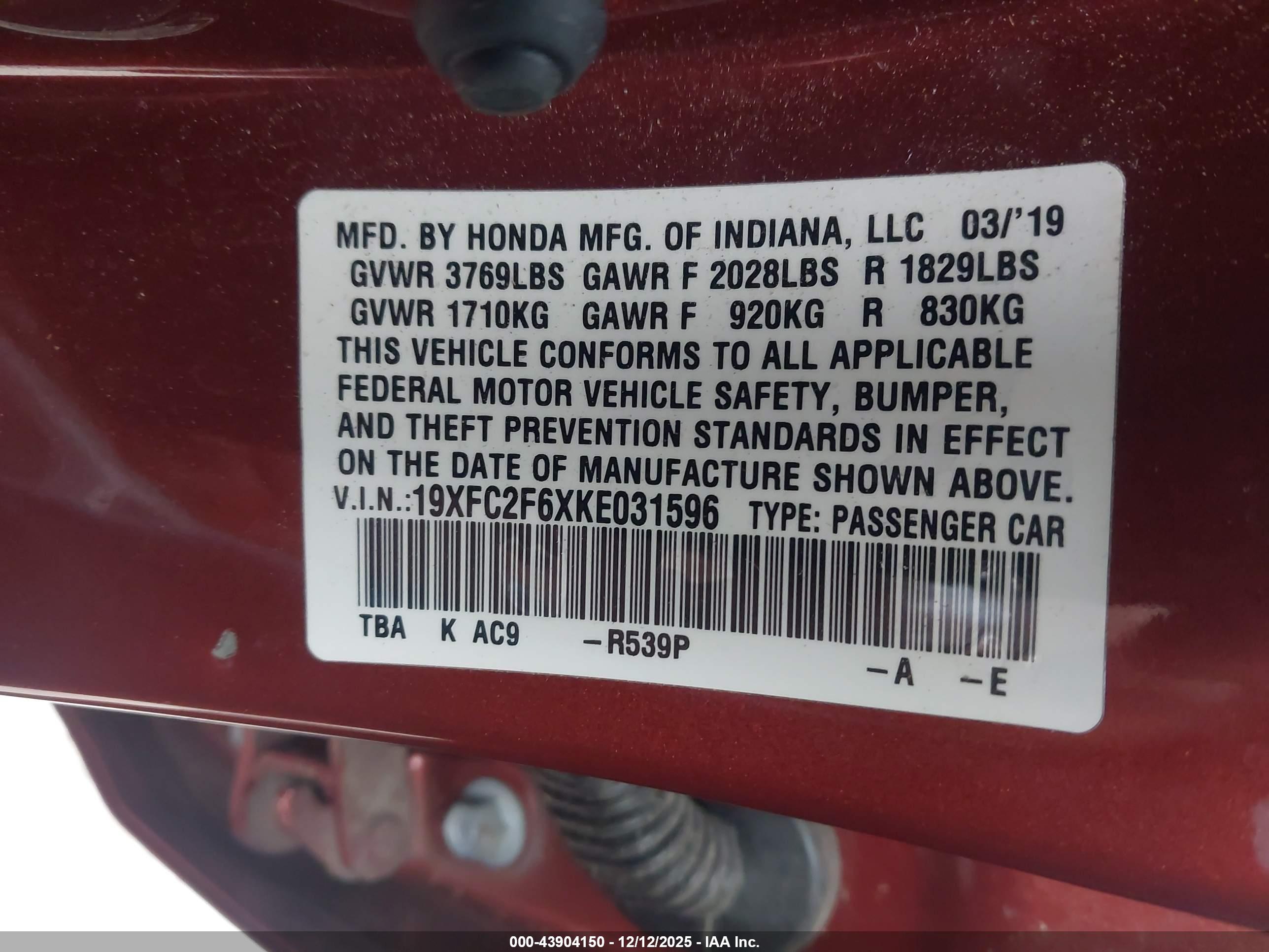 HONDA CIVIC image 9