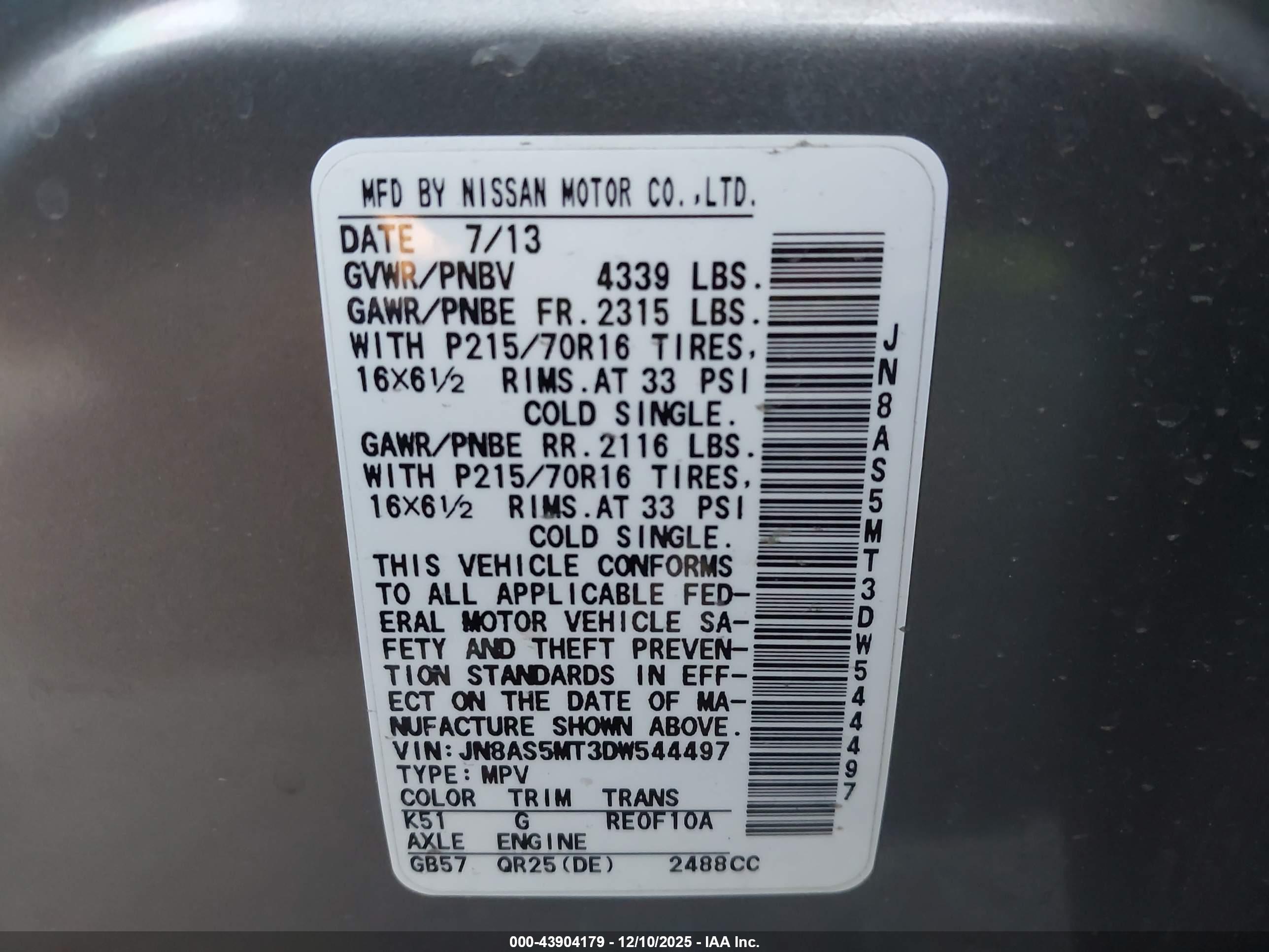 NISSAN ROGUE image 9