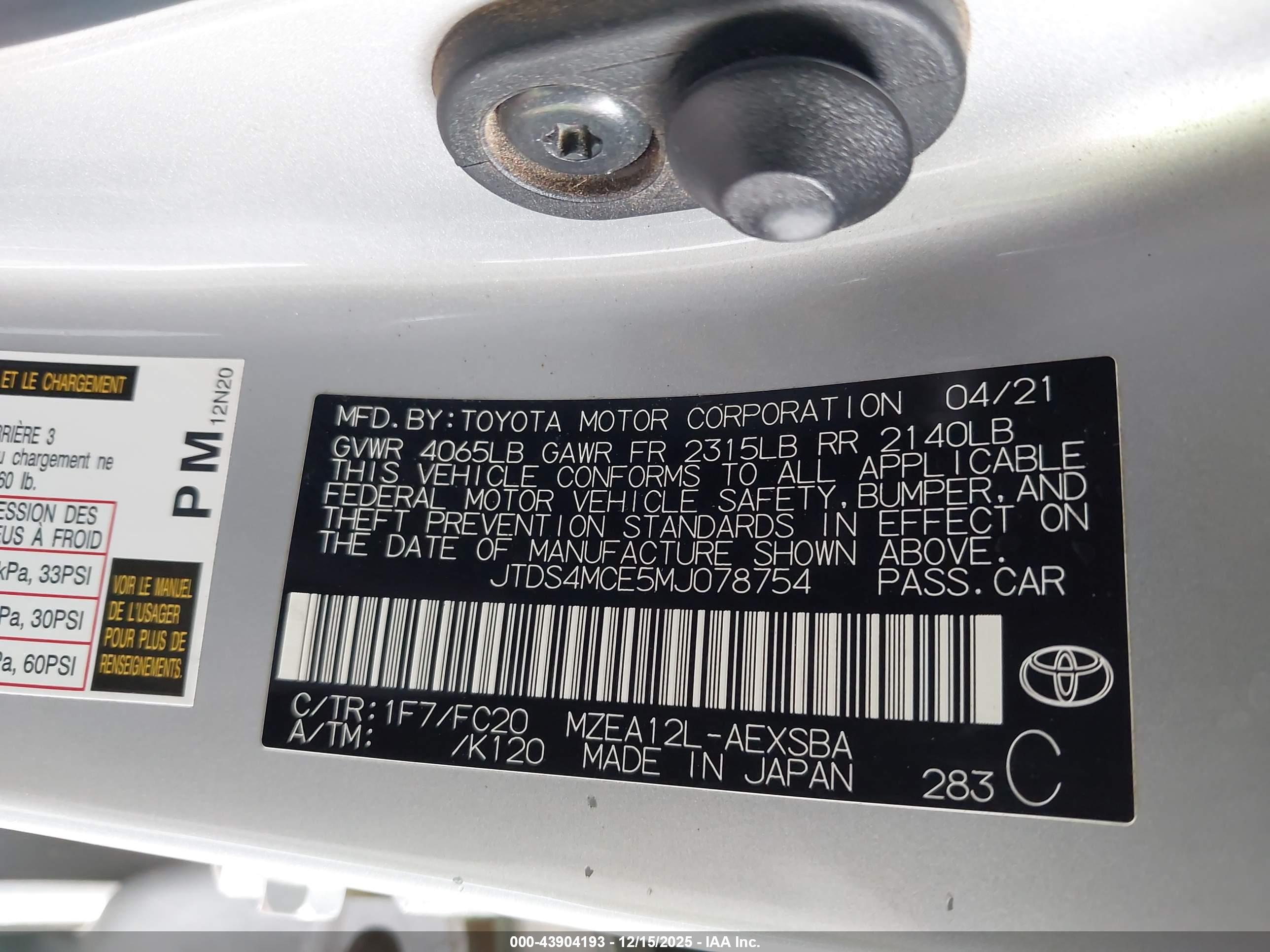 TOYOTA COROLLA image 9