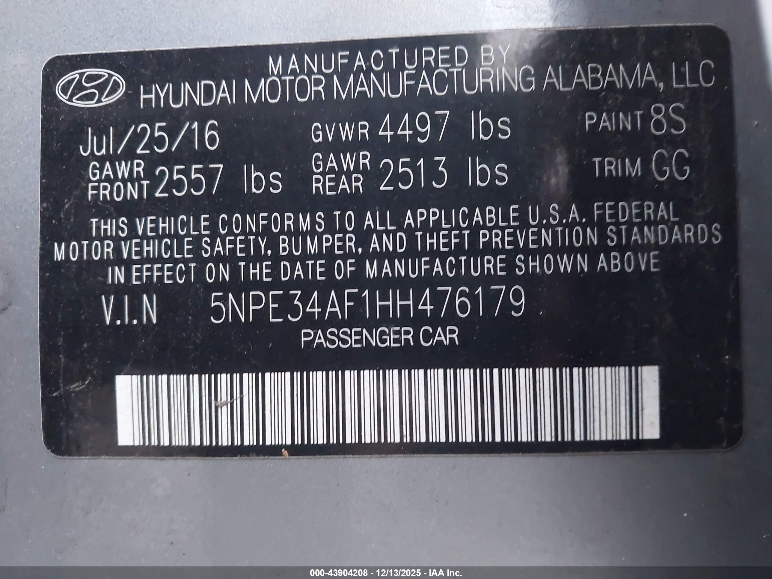 HYUNDAI SONATA image 9