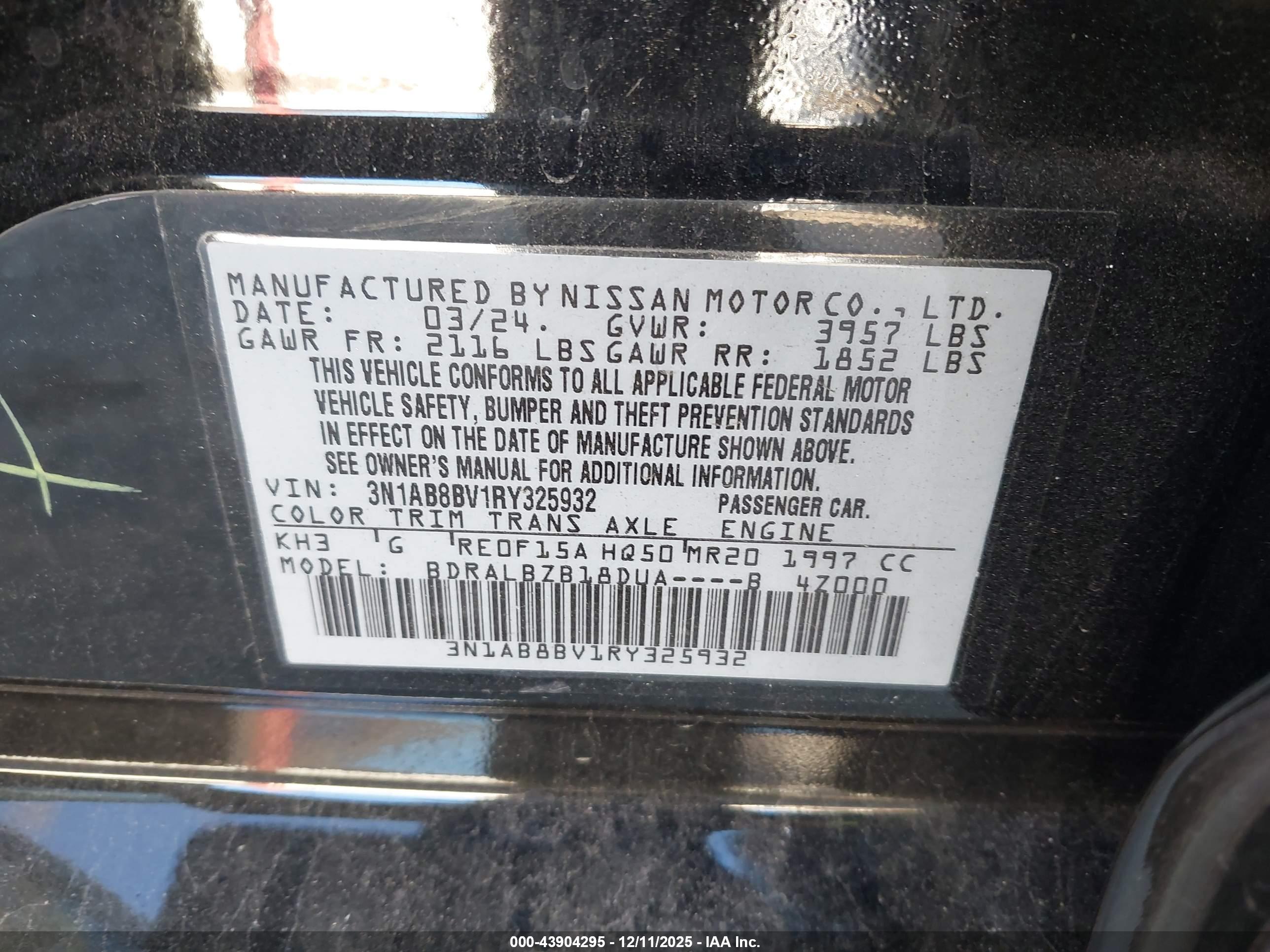 NISSAN SENTRA image 9