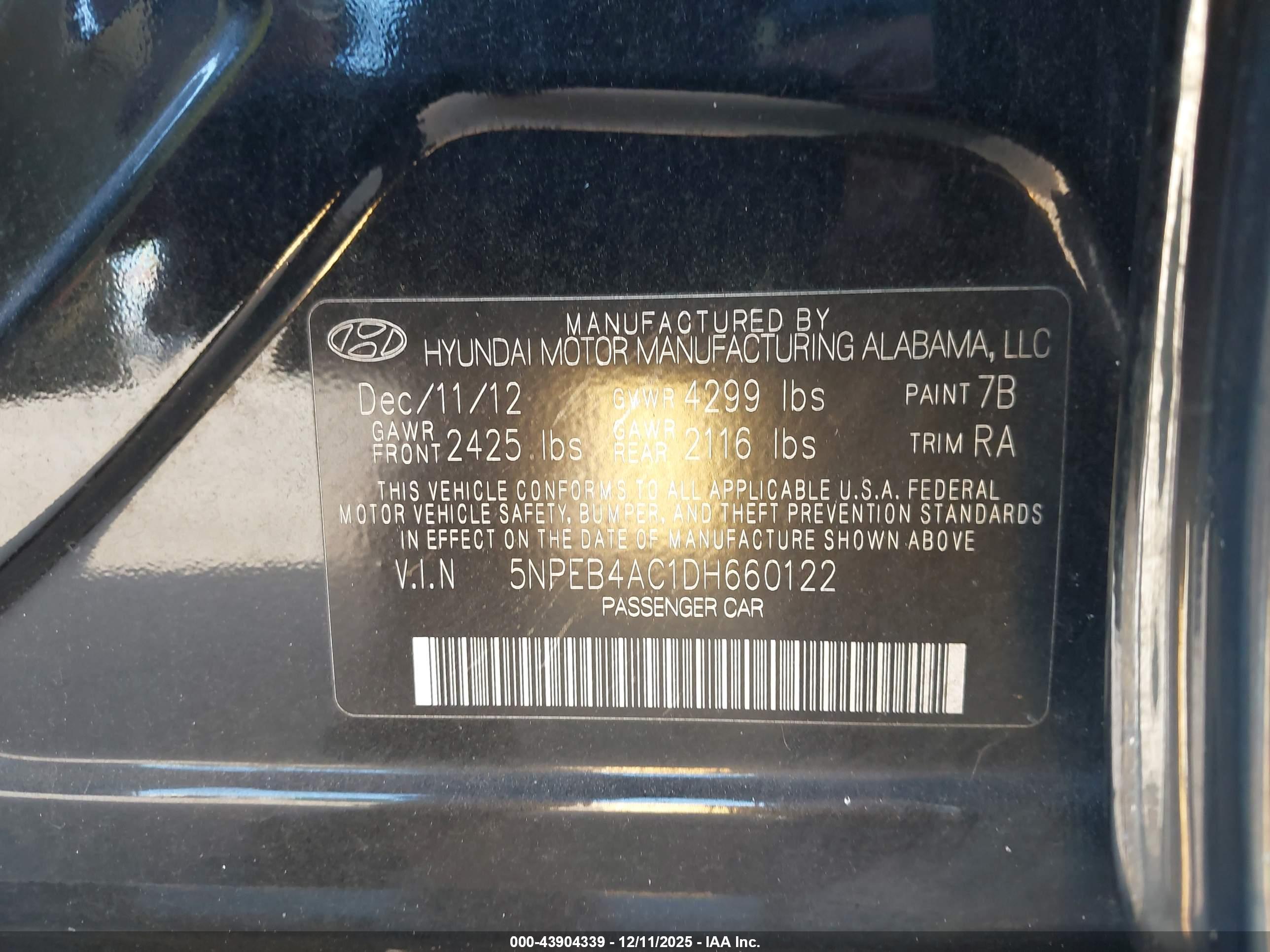 HYUNDAI SONATA image 9