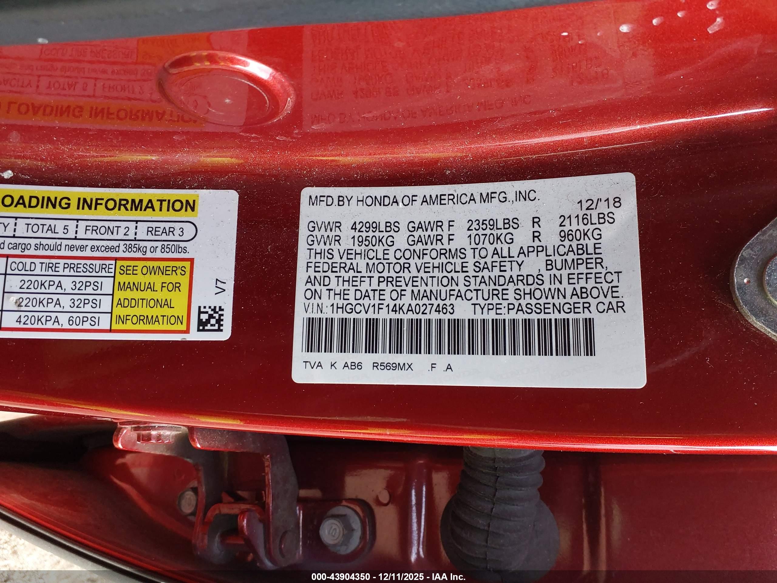 HONDA ACCORD image 9