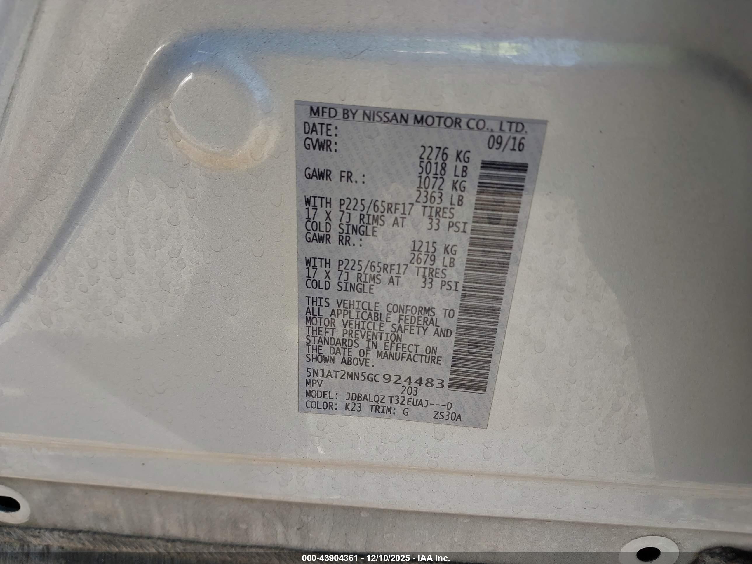 NISSAN ROGUE image 9