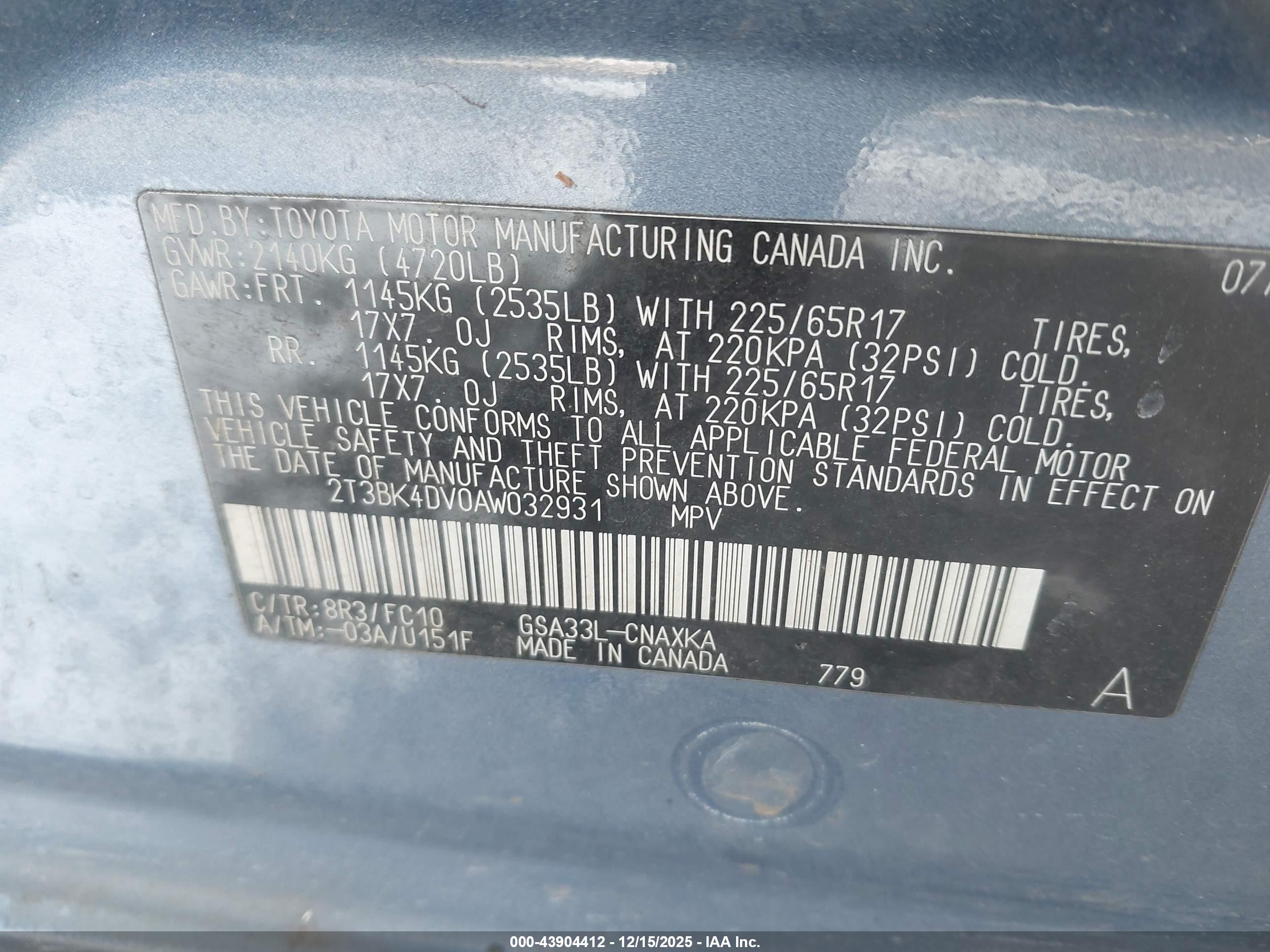 TOYOTA RAV4 image 9