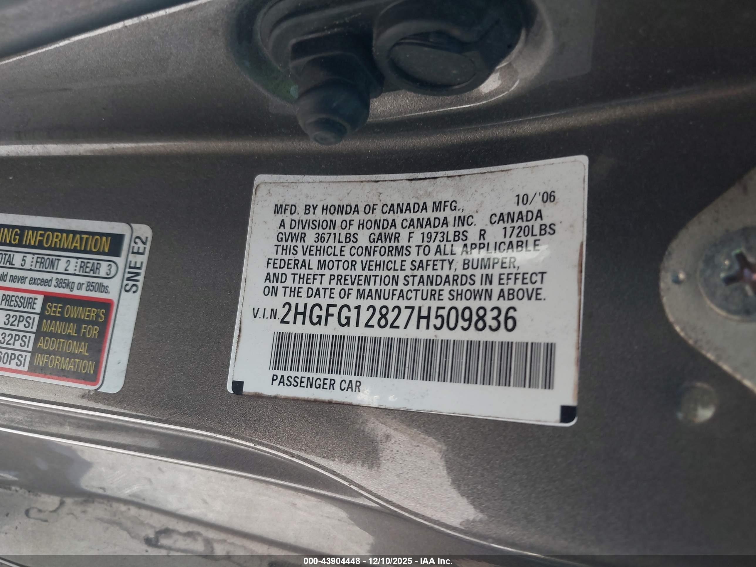 HONDA CIVIC image 9