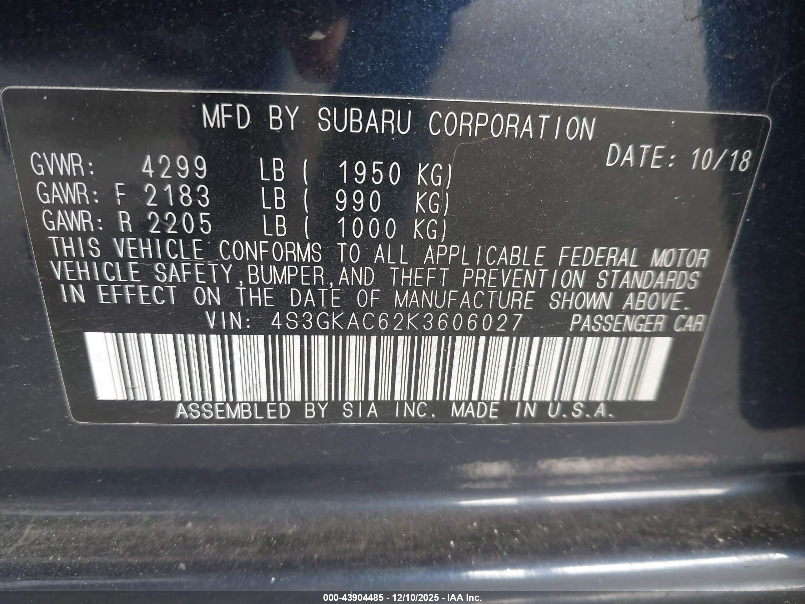 SUBARU IMPREZA image 9