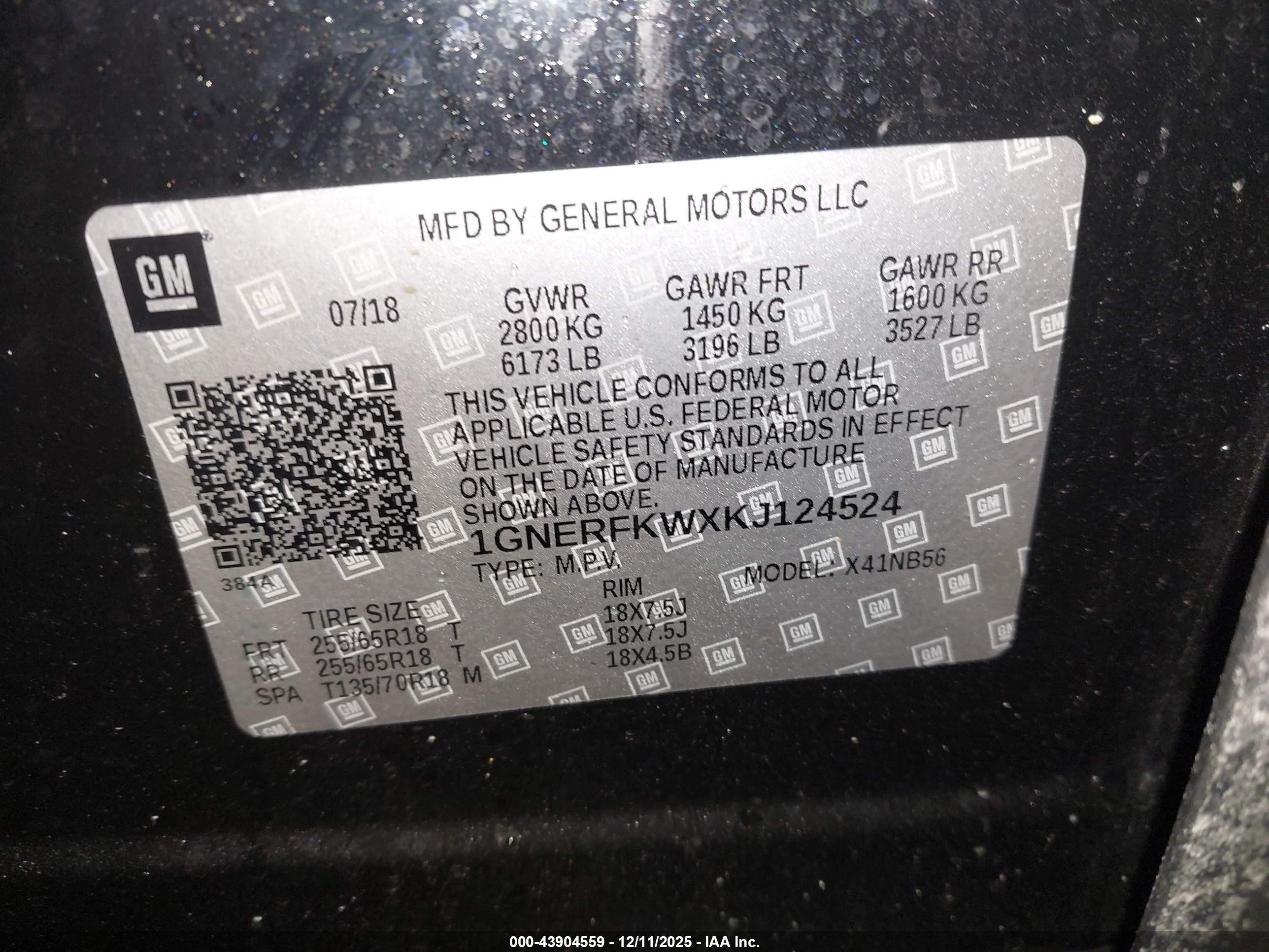CHEVROLET TRAVERSE image 9