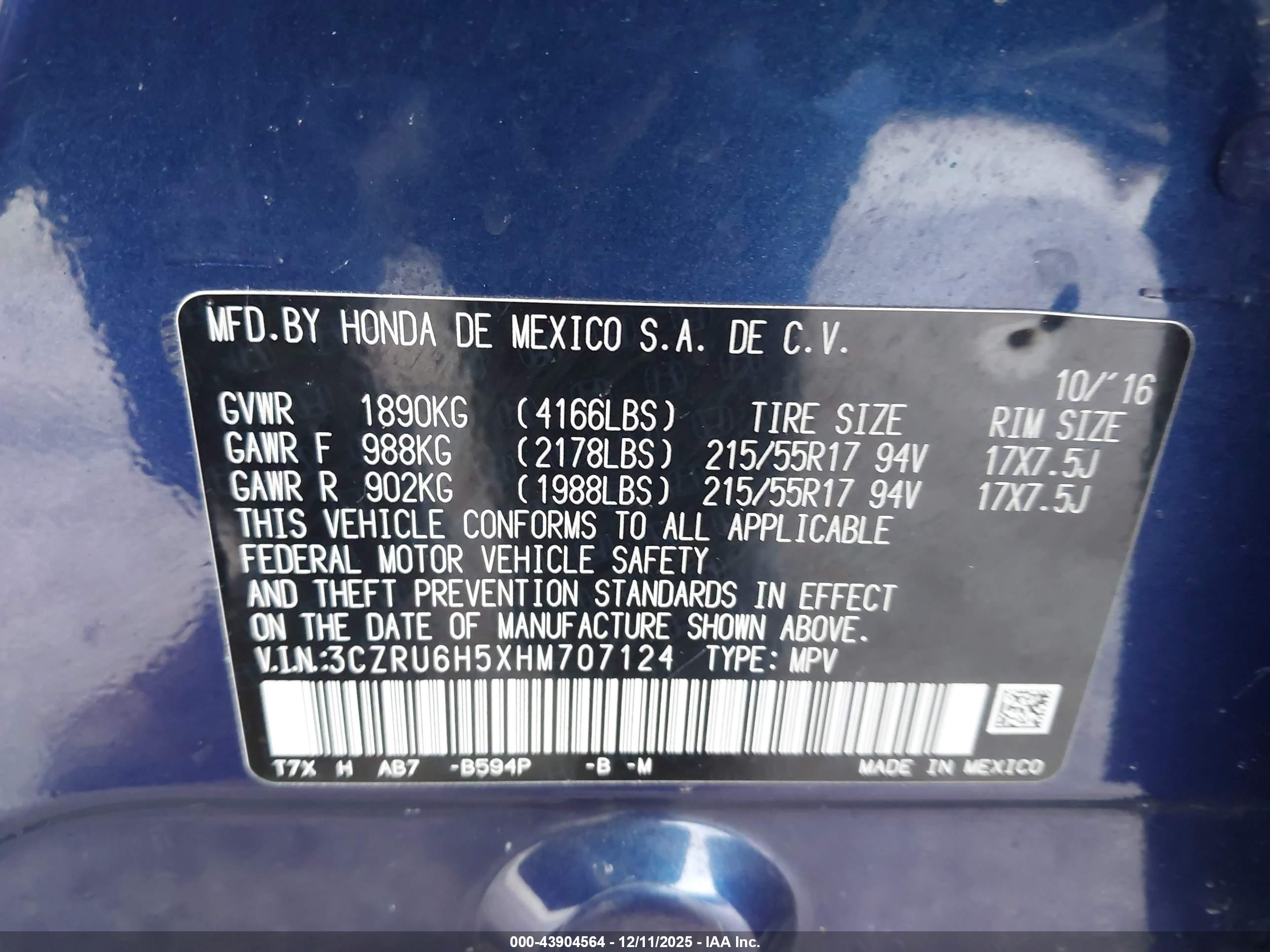 HONDA HR-V image 9