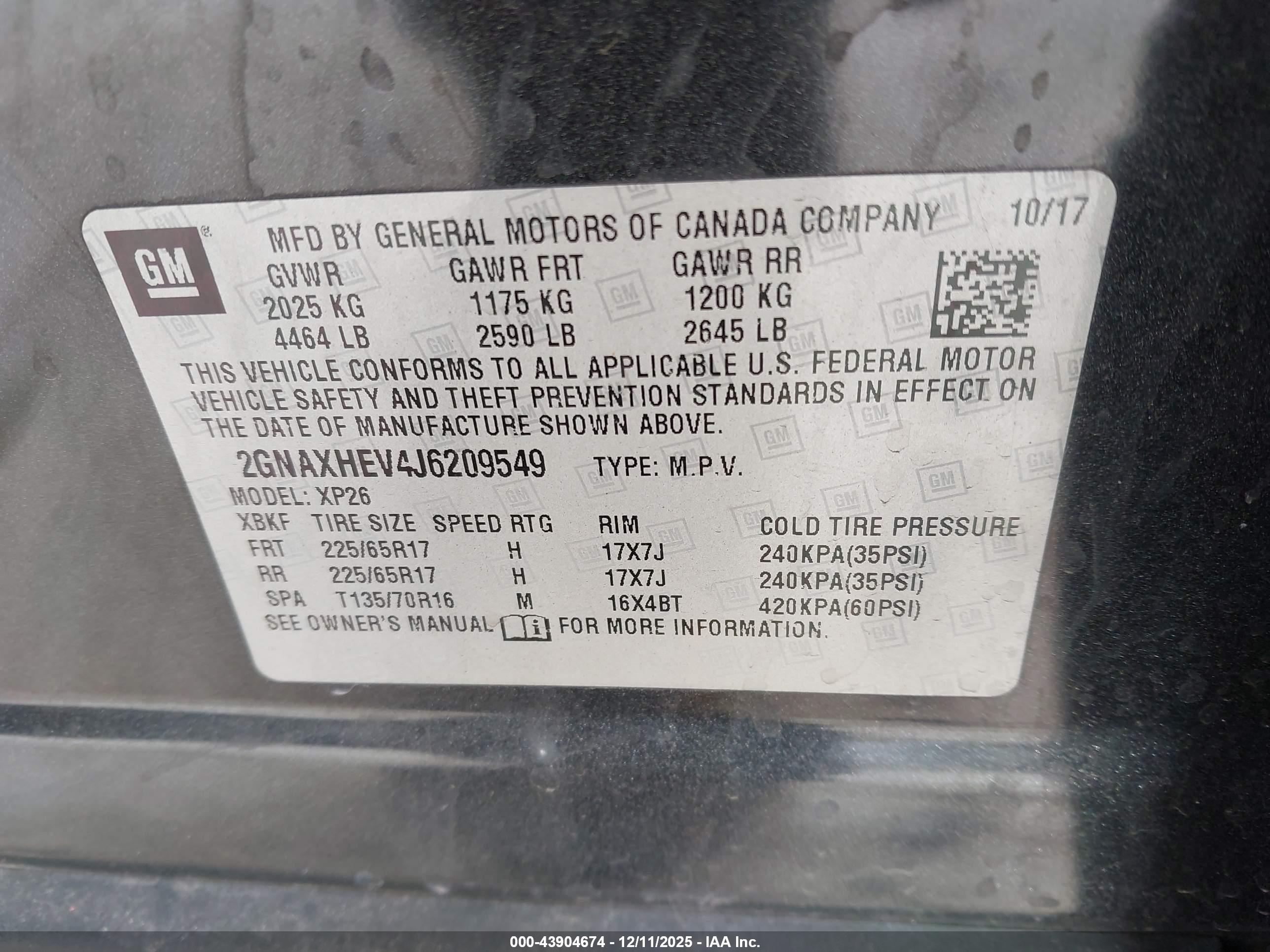 CHEVROLET EQUINOX image 9