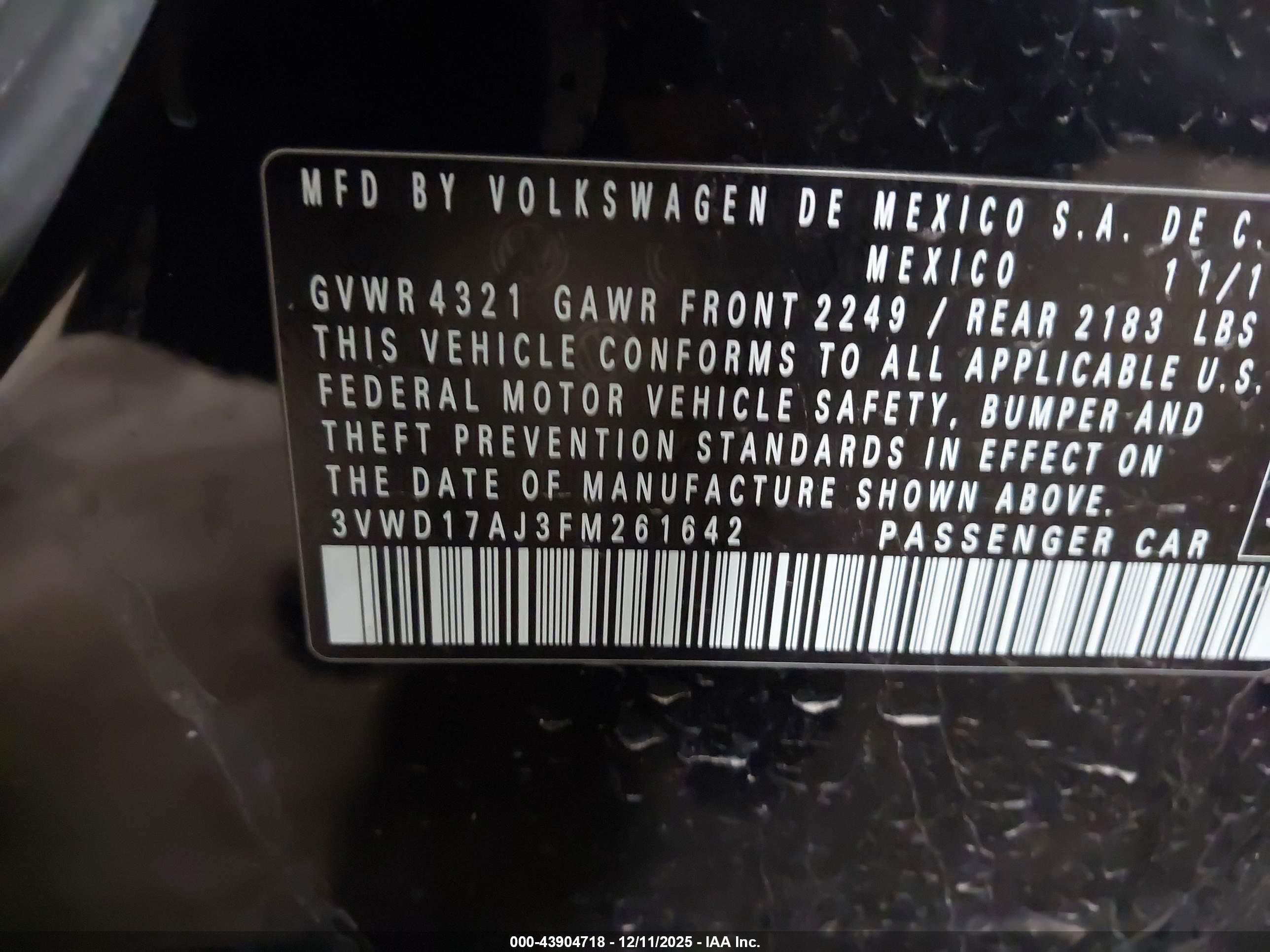 VOLKSWAGEN JETTA image 9