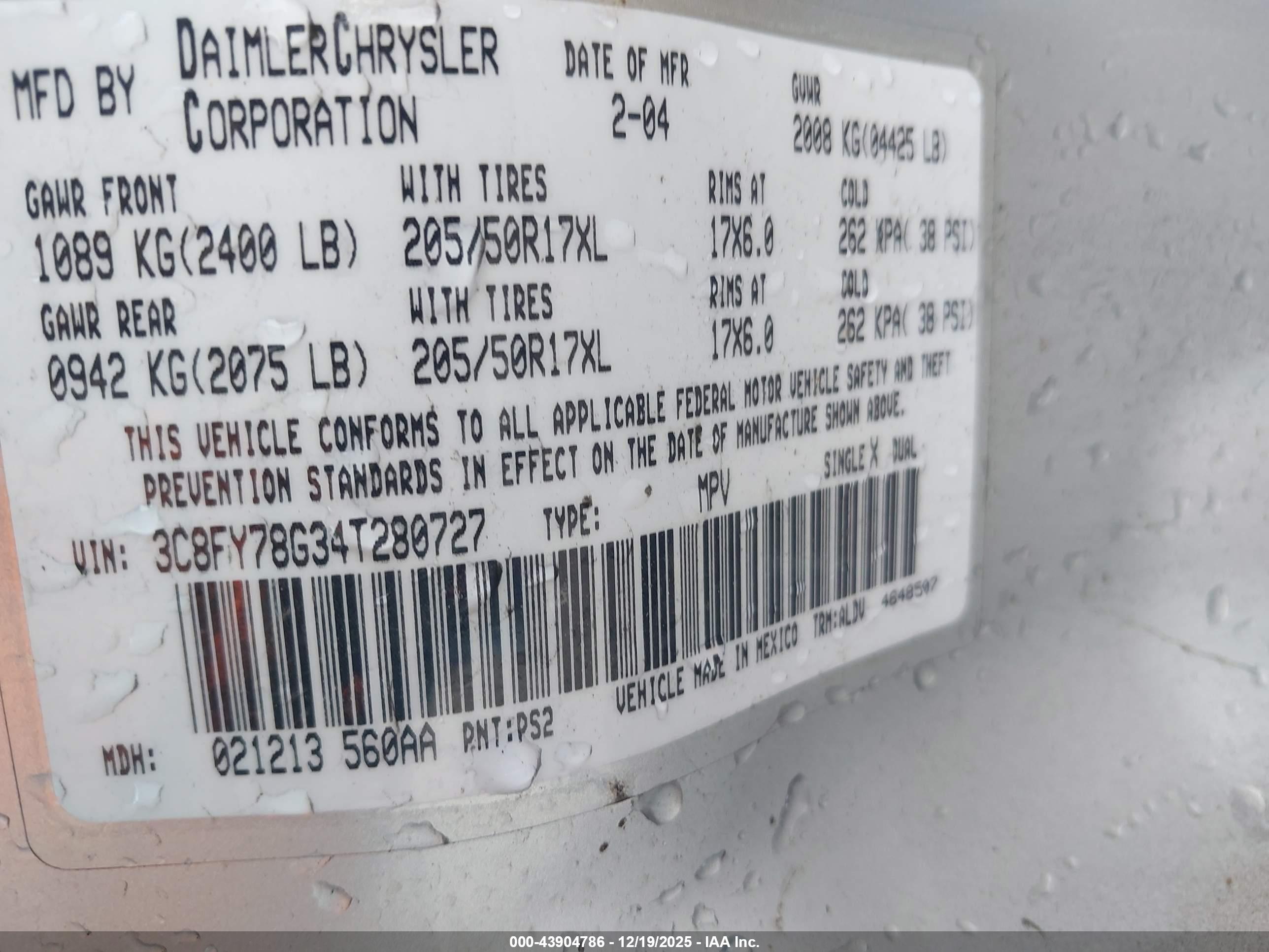 CHRYSLER PT image 9