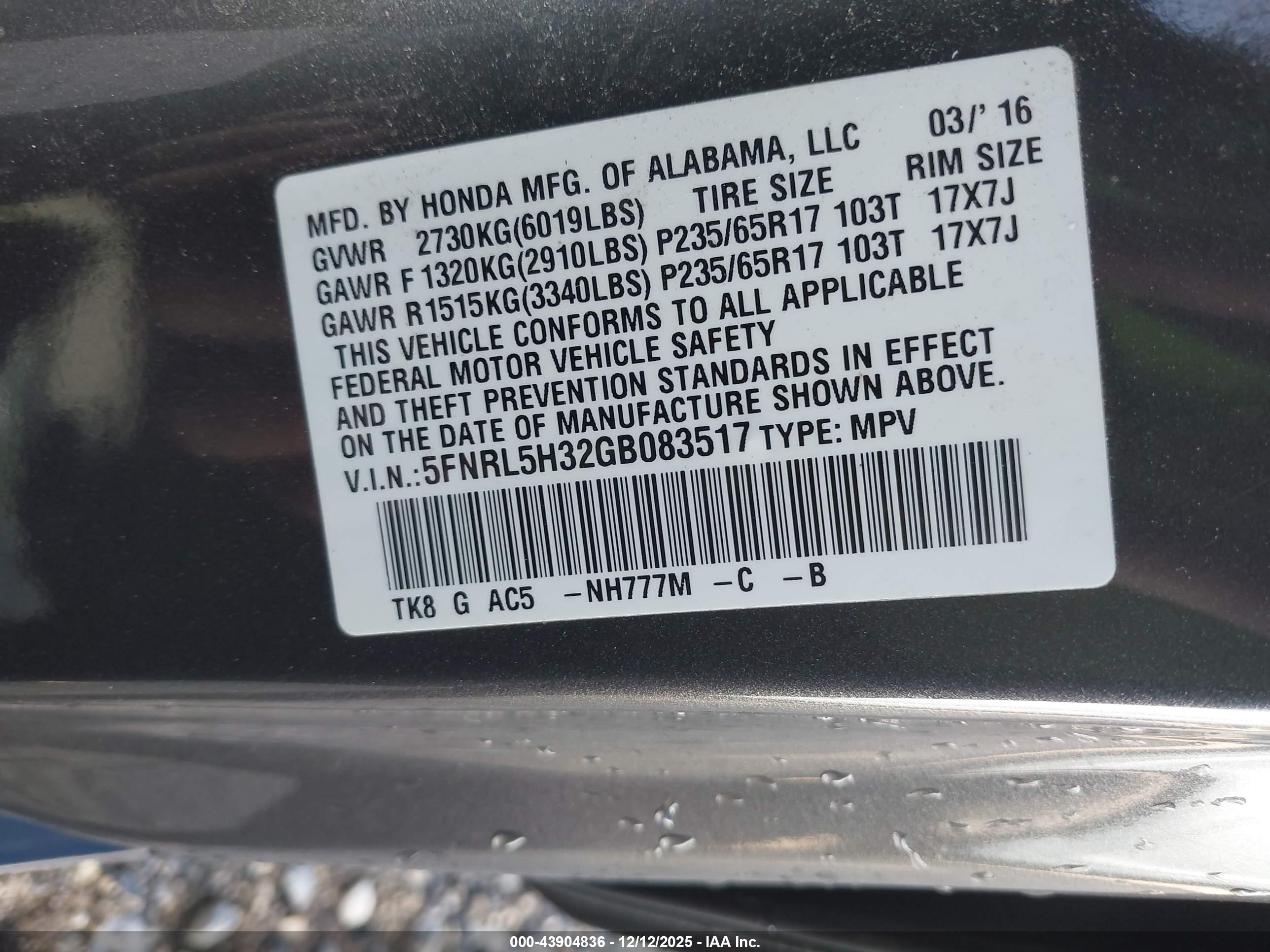 HONDA ODYSSEY image 9