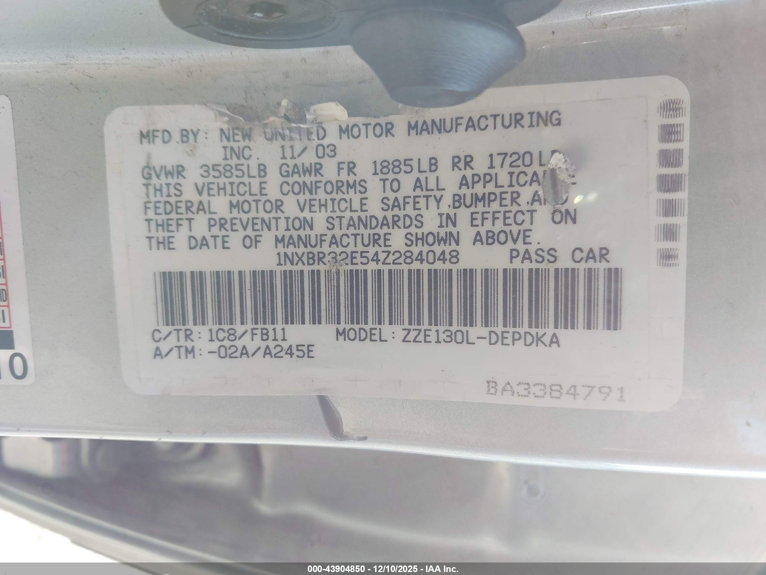 TOYOTA COROLLA image 9