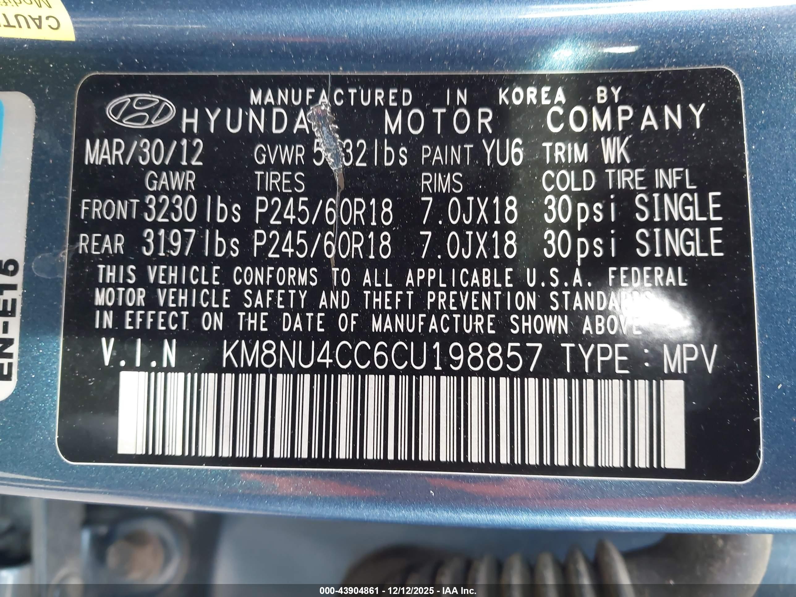 HYUNDAI VERACRUZ image 9