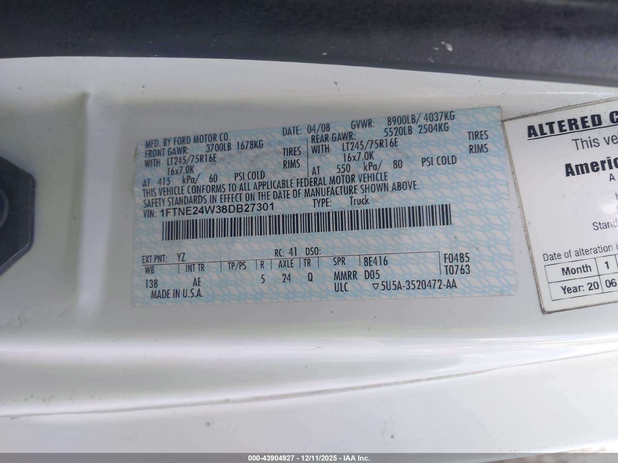 FORD E-250 image 9