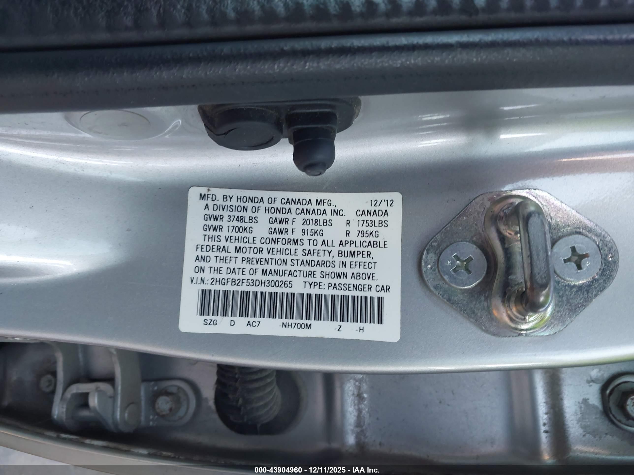 HONDA CIVIC image 9