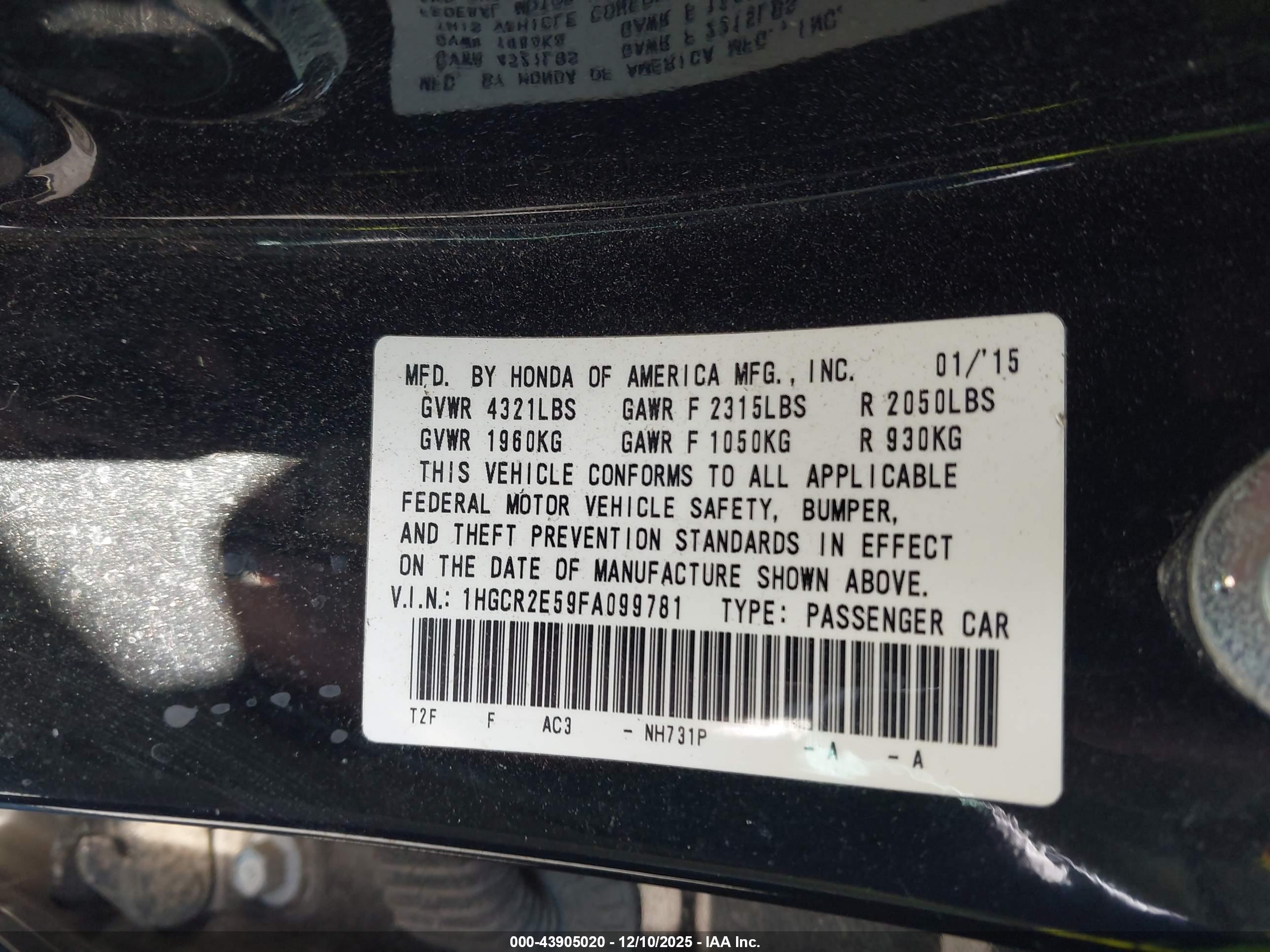 HONDA ACCORD image 9