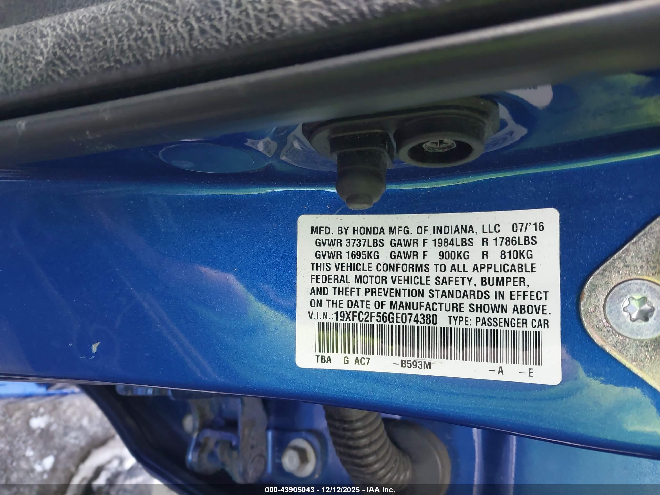 HONDA CIVIC image 9
