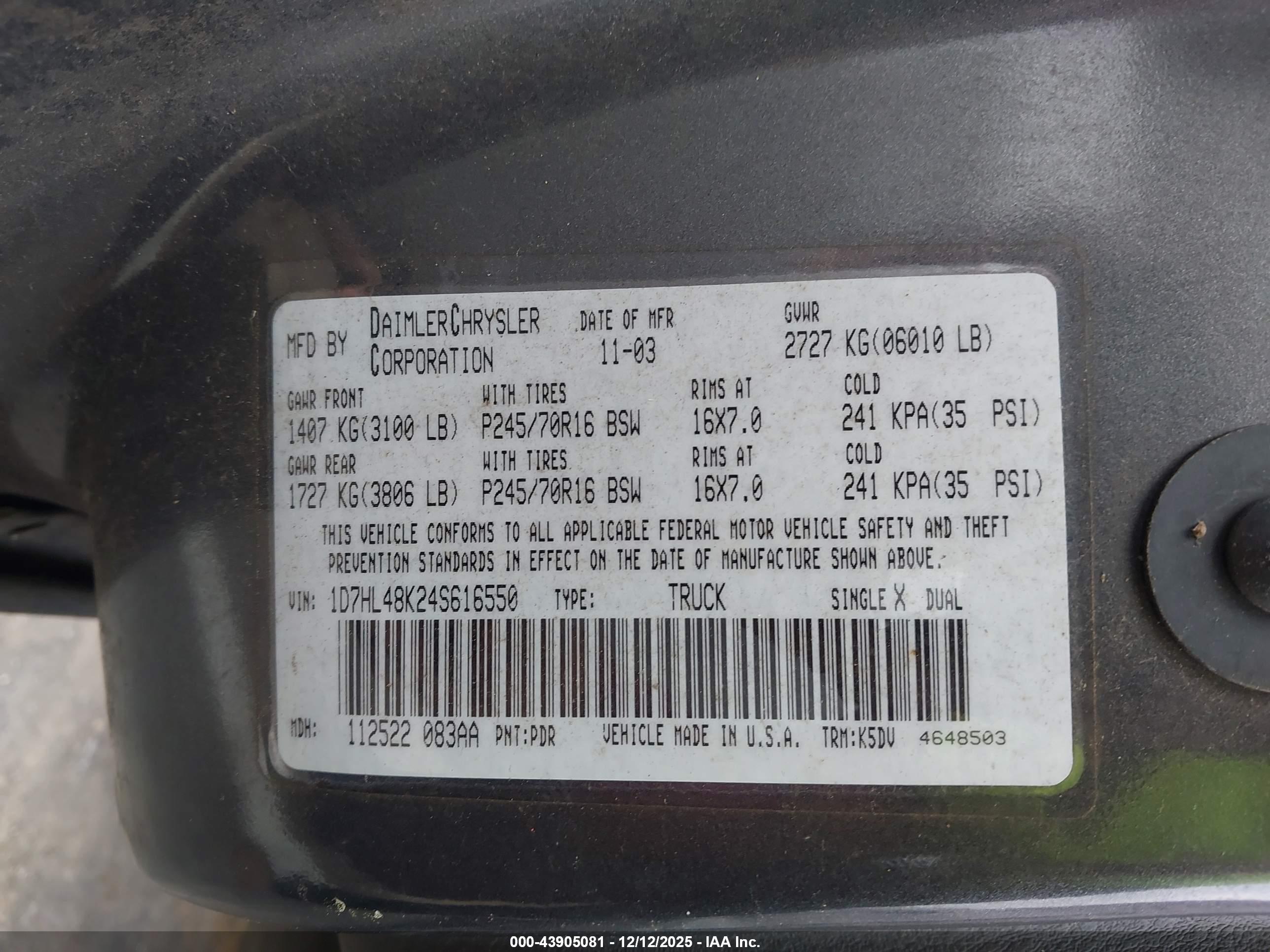 DODGE DAKOTA image 9