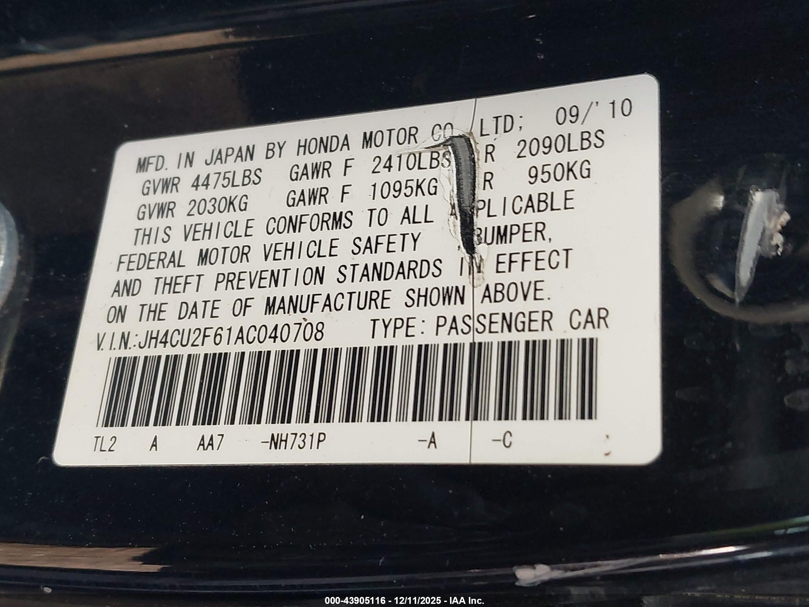 ACURA TSX image 9