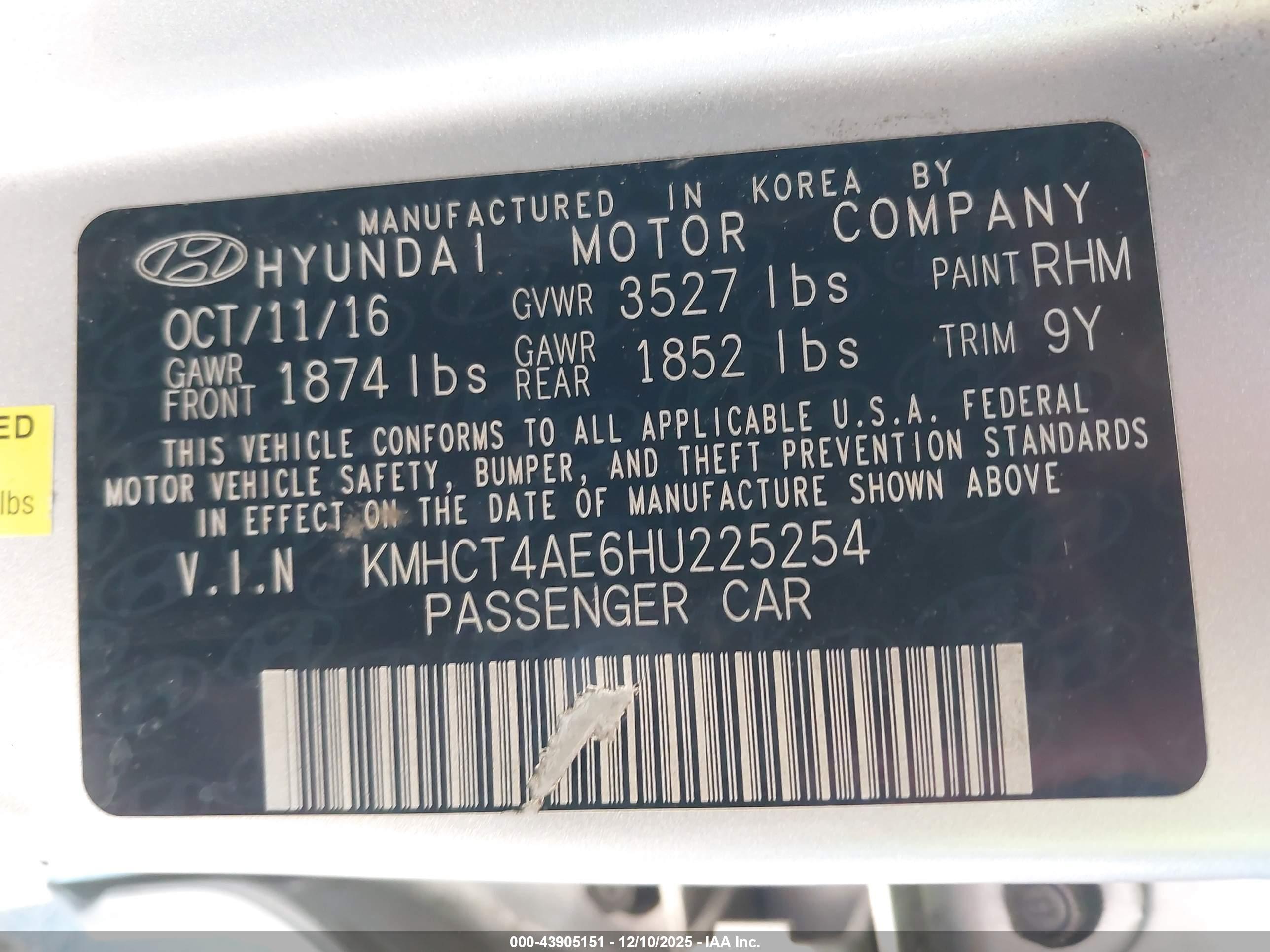 HYUNDAI ACCENT image 9