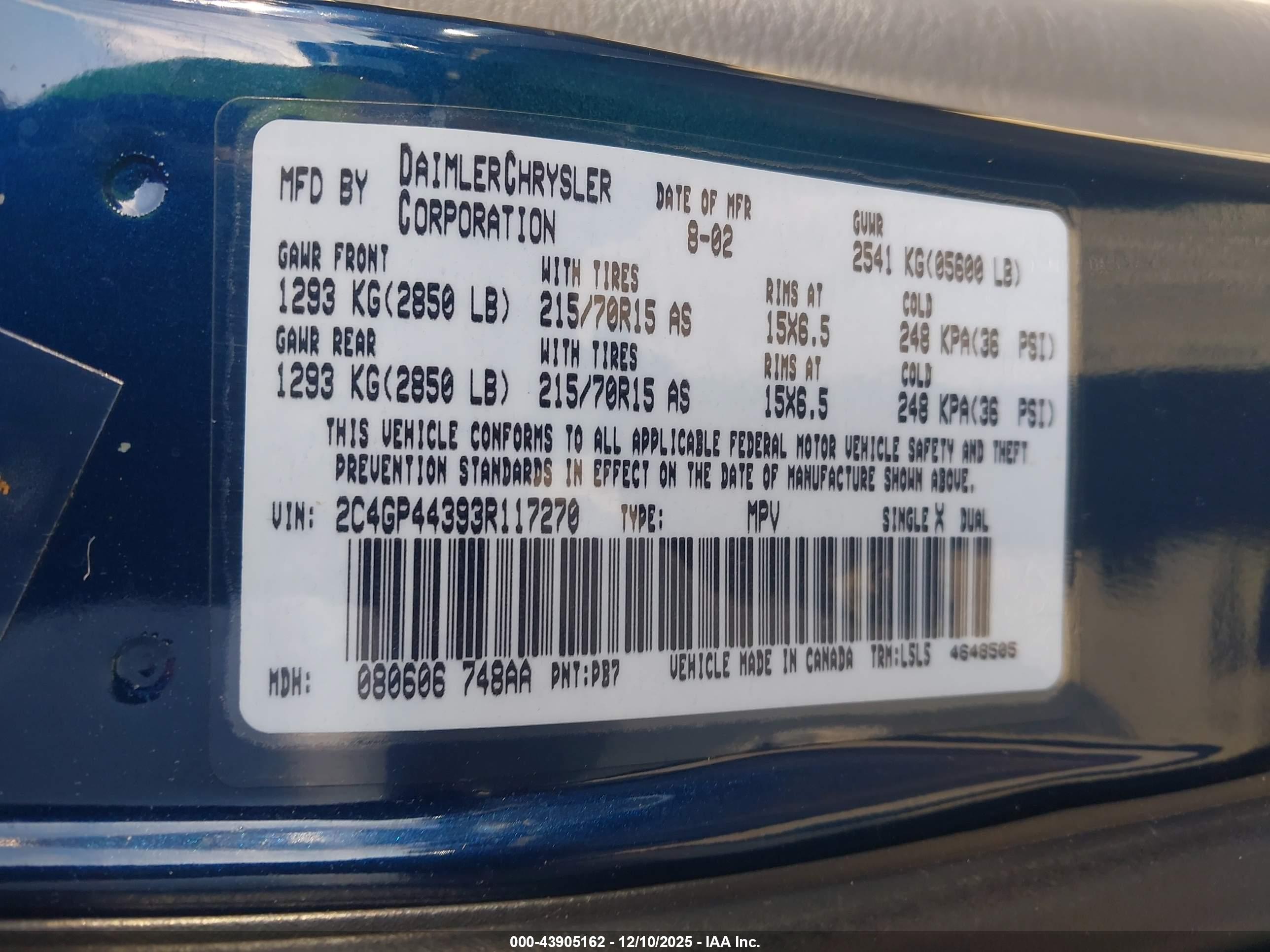 CHRYSLER TOWN image 9