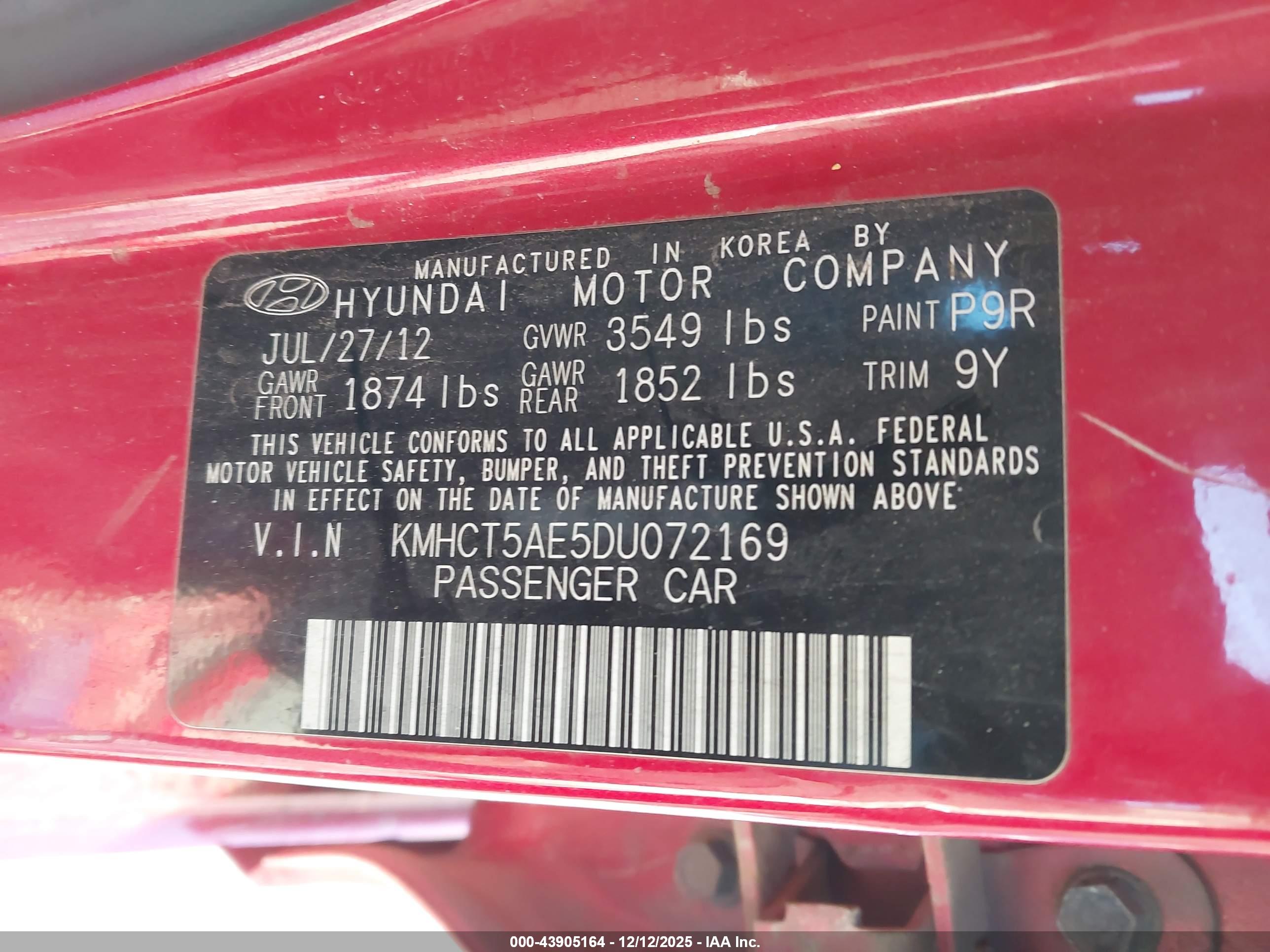 HYUNDAI ACCENT image 9