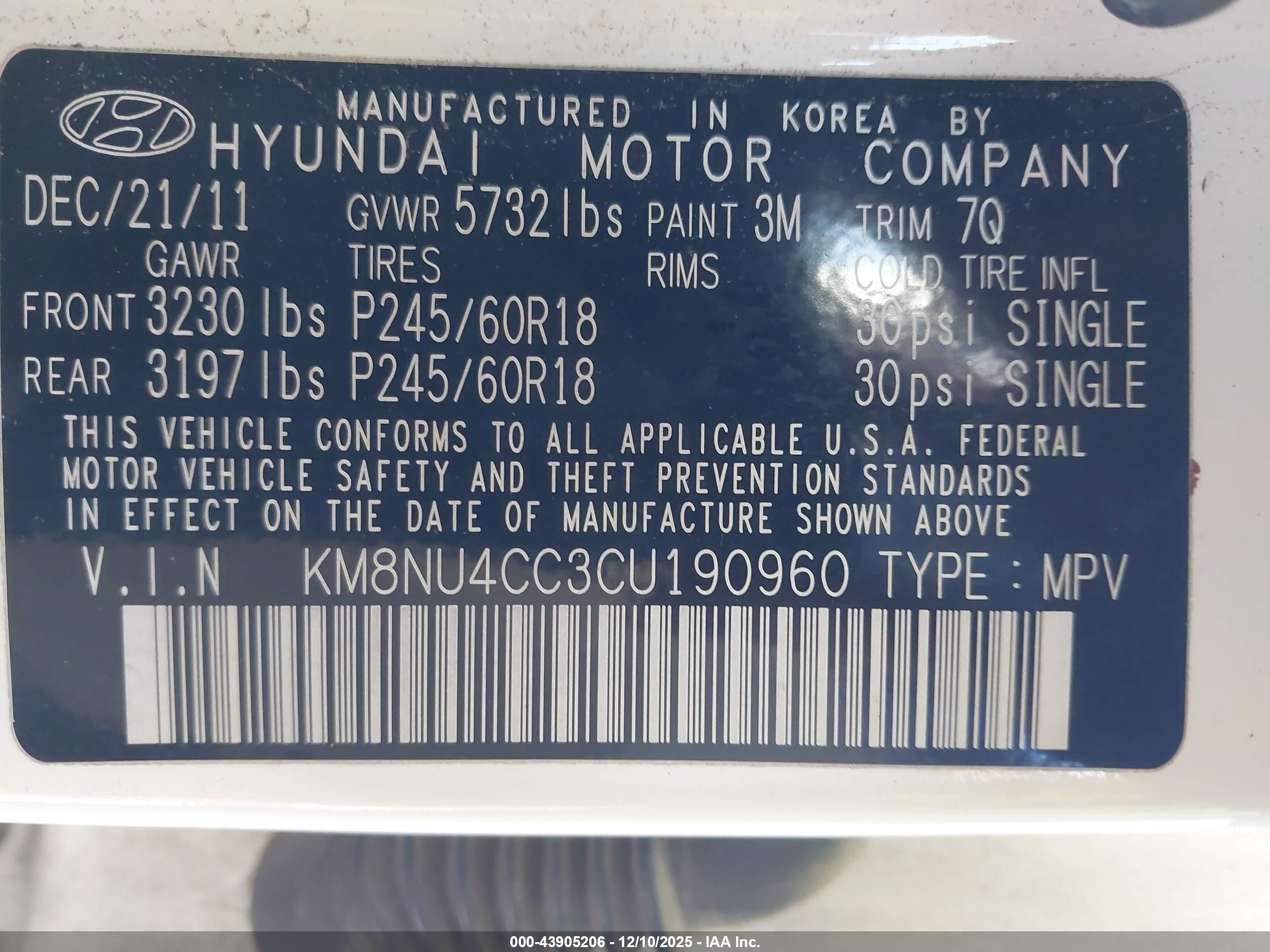 HYUNDAI VERACRUZ image 9